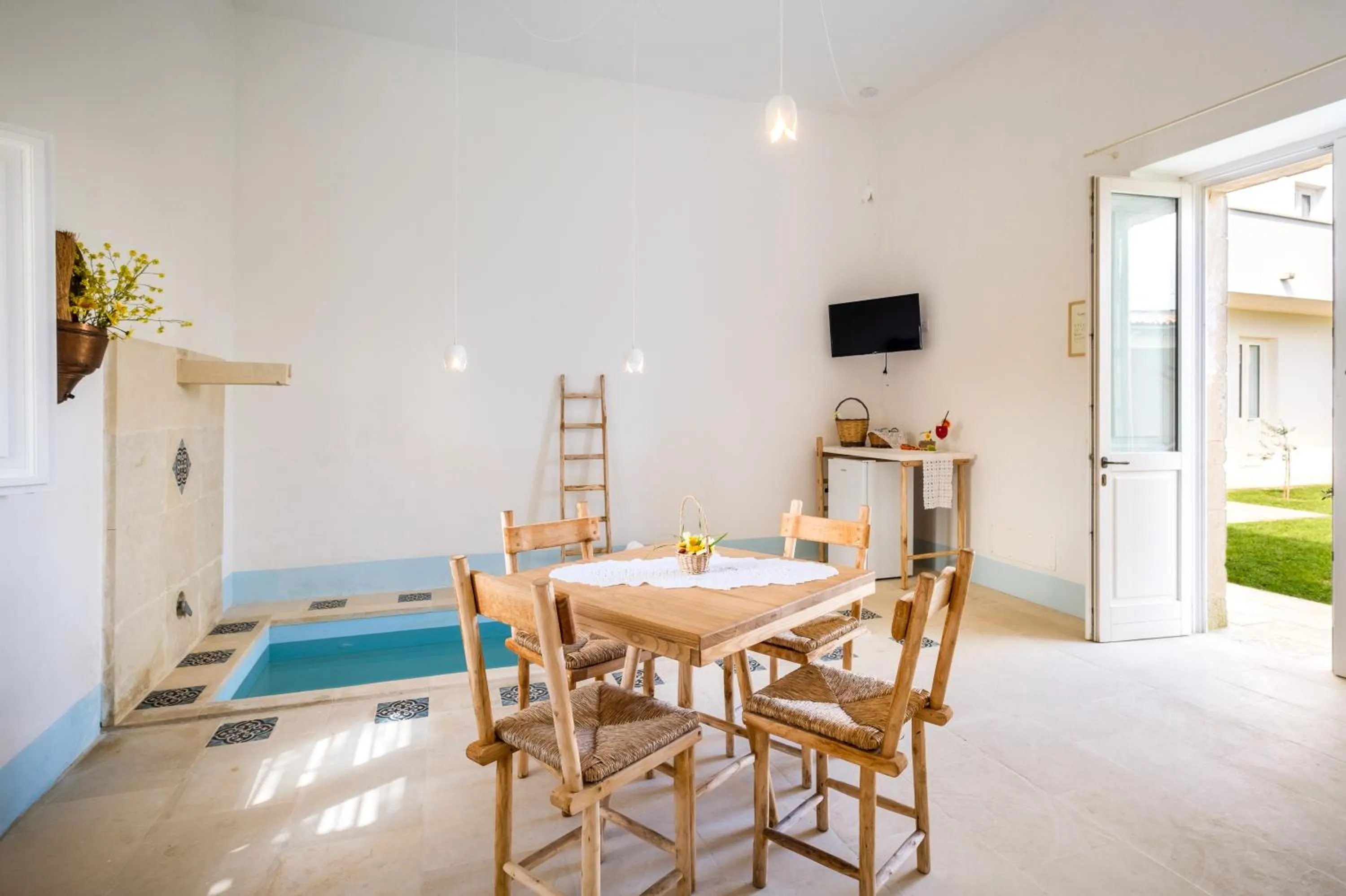Living room in Masseria Rauccio