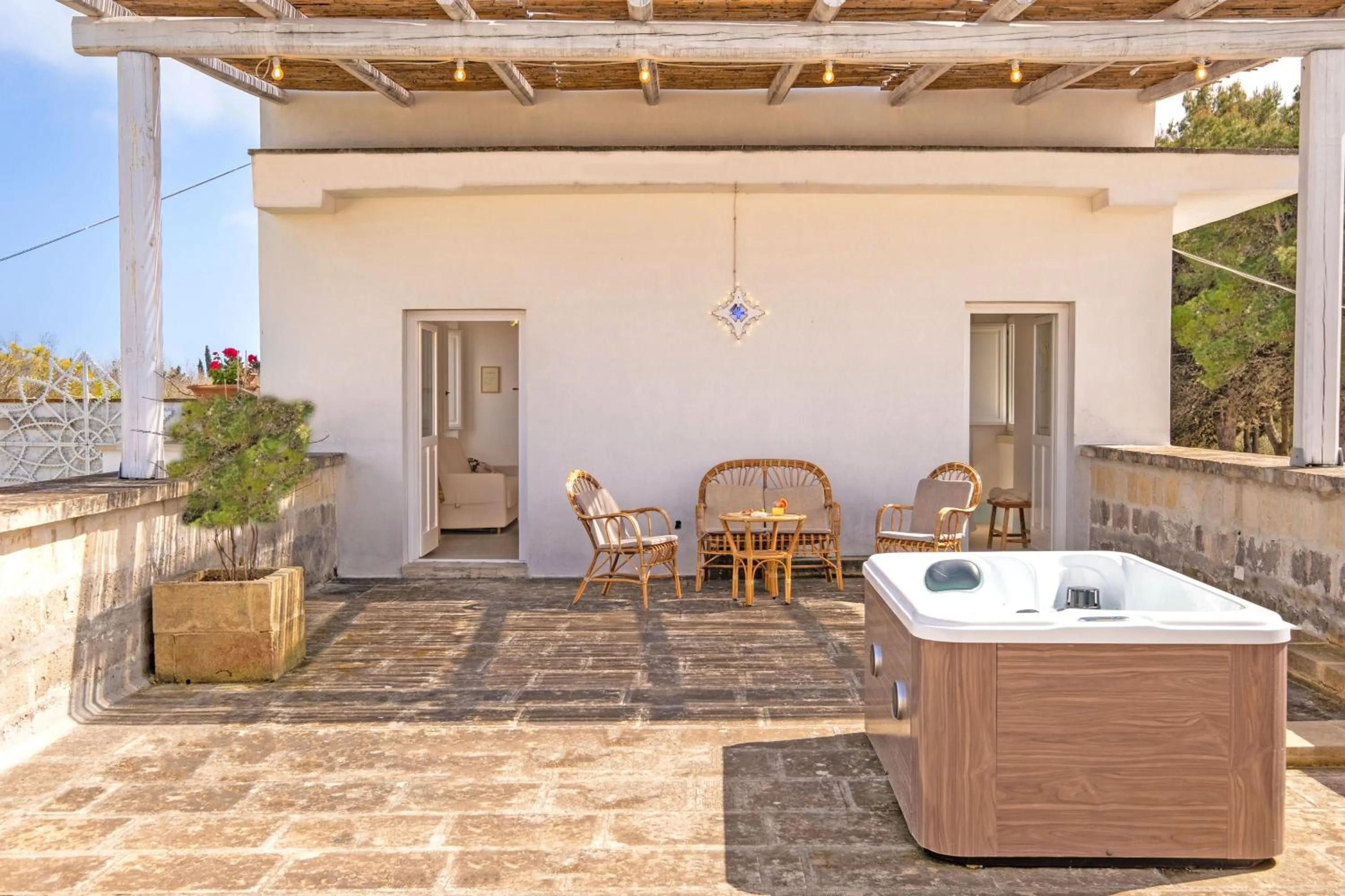 Patio in Masseria Rauccio