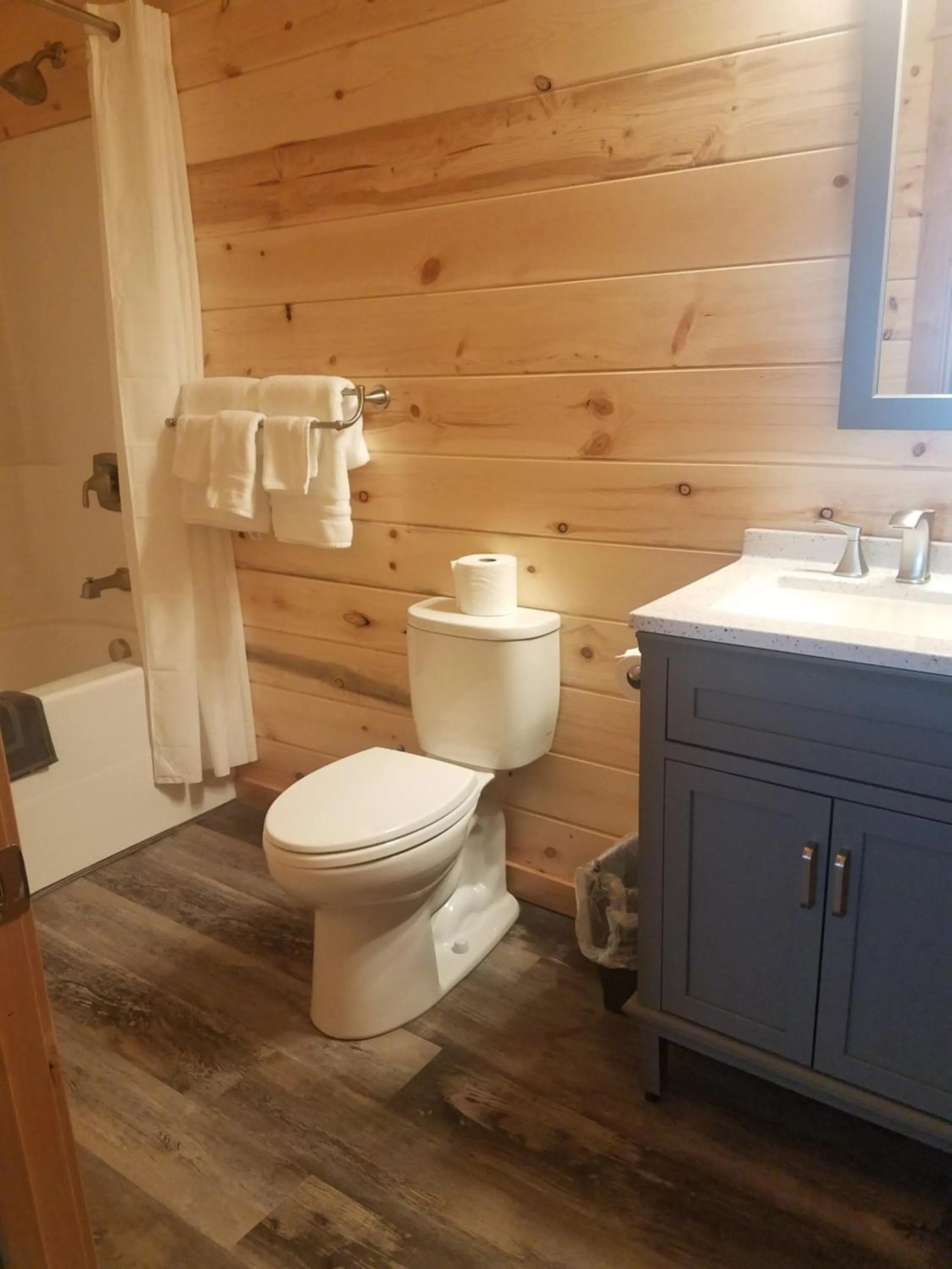 Bathroom in 406 Lodge at Yellowstone