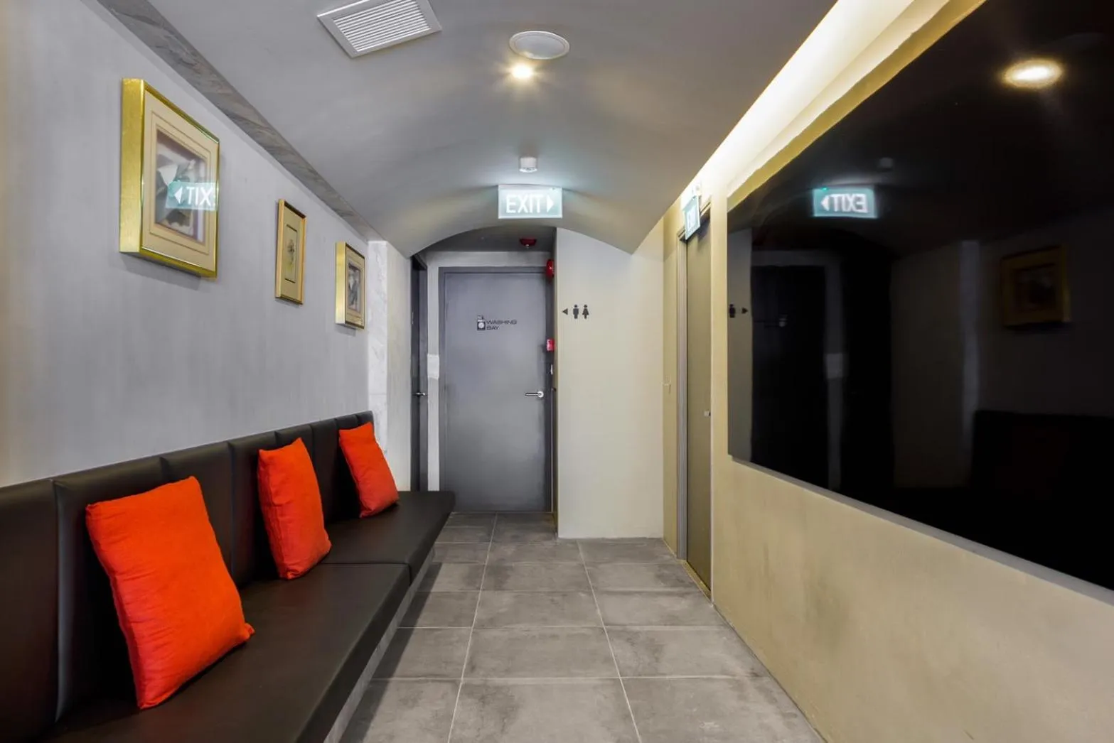 Living room in Circular House