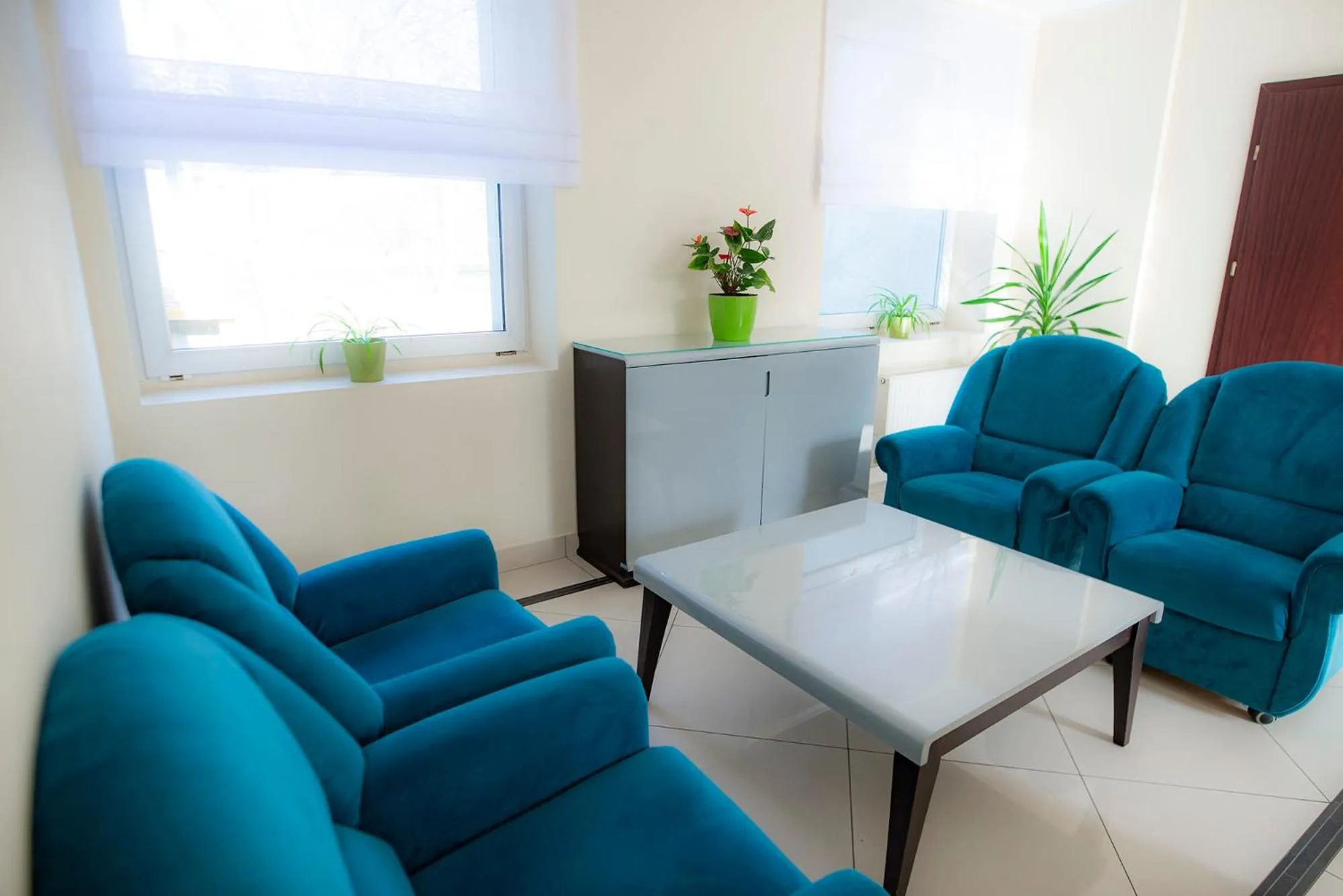 Seating area in Hotel Włókniarz