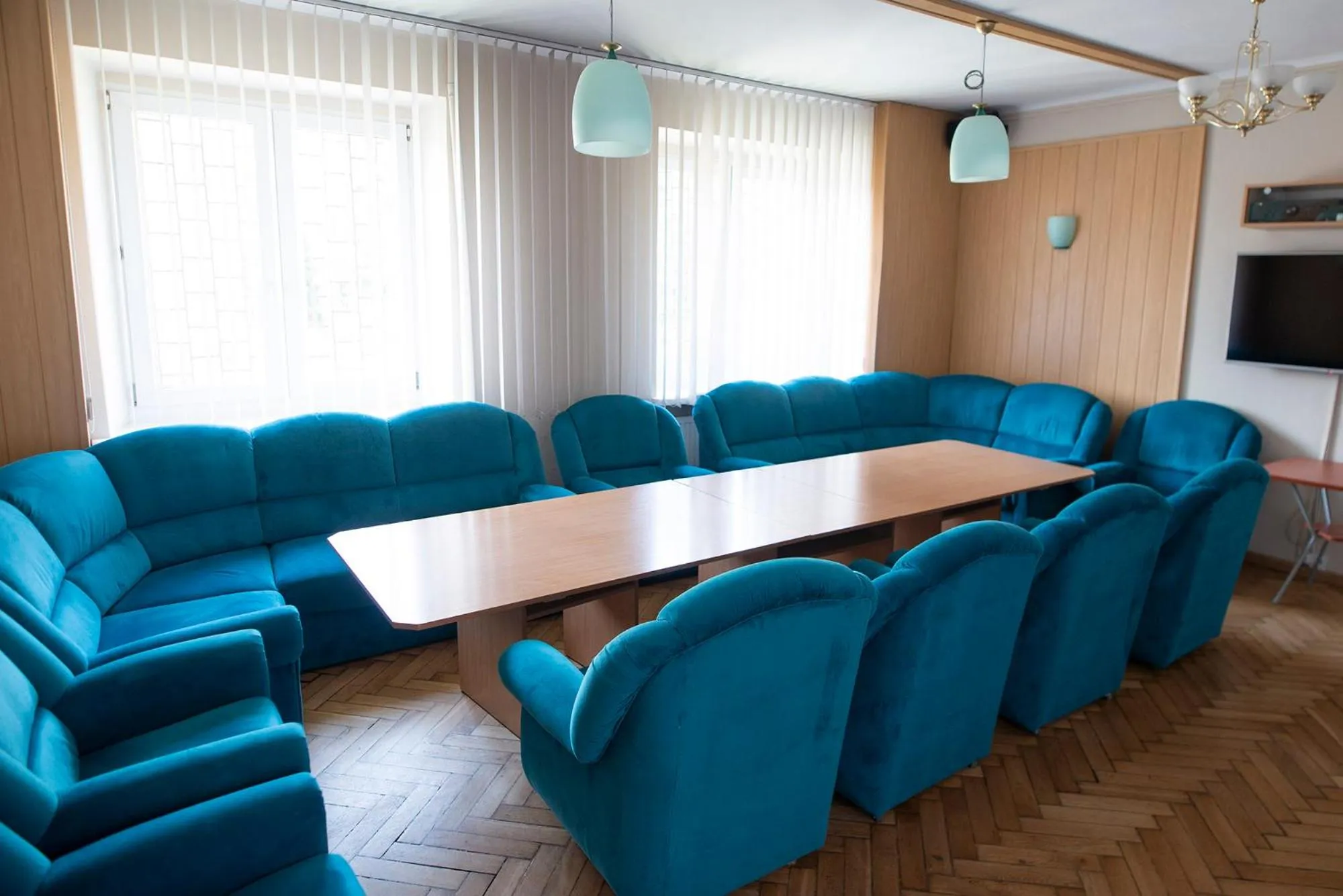 Seating area in Hotel Włókniarz