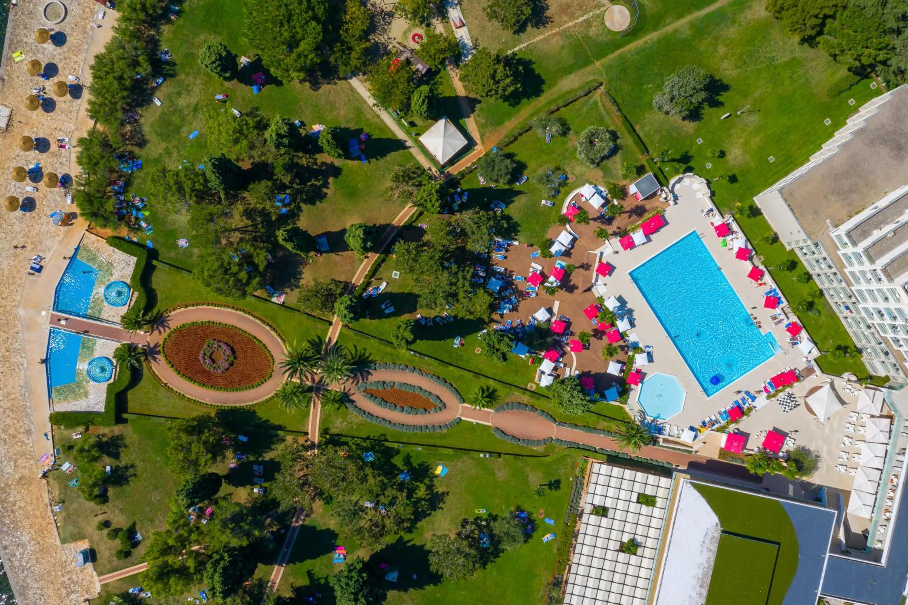 Bird's eye view in Hotel Materada Plava Laguna