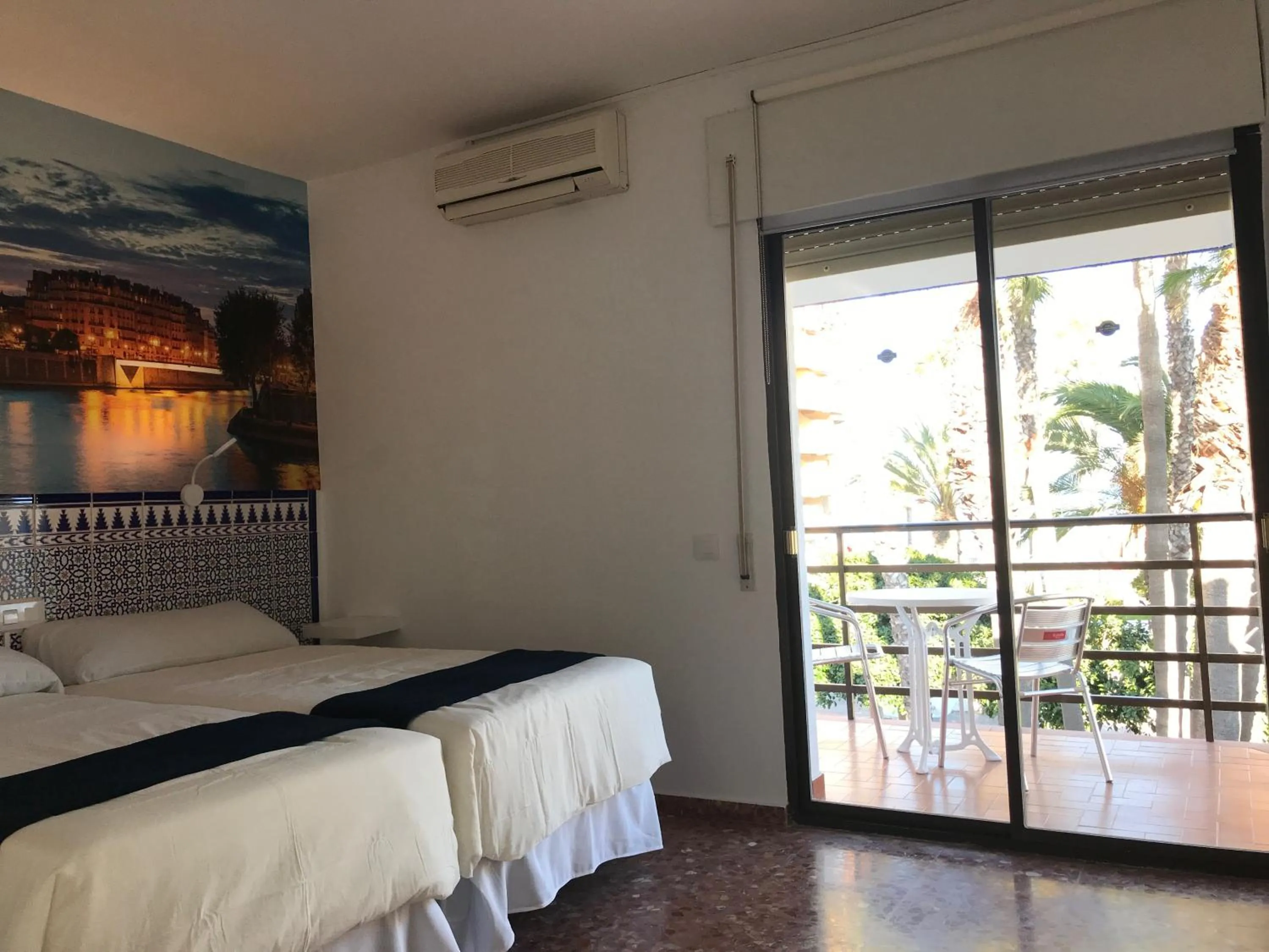 Bed in Hotel Playa San Cristóbal