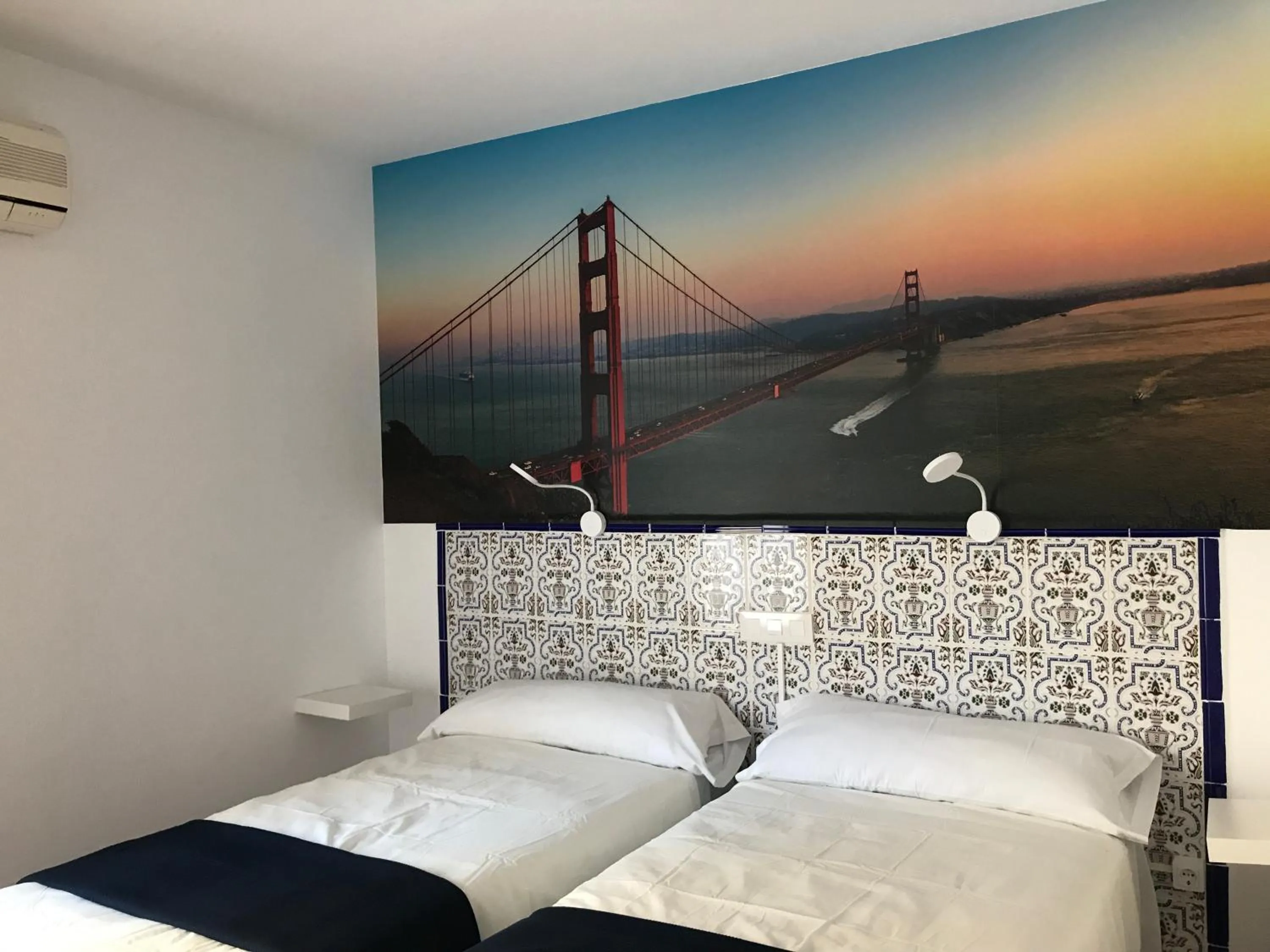 Bed in Hotel Playa San Cristóbal