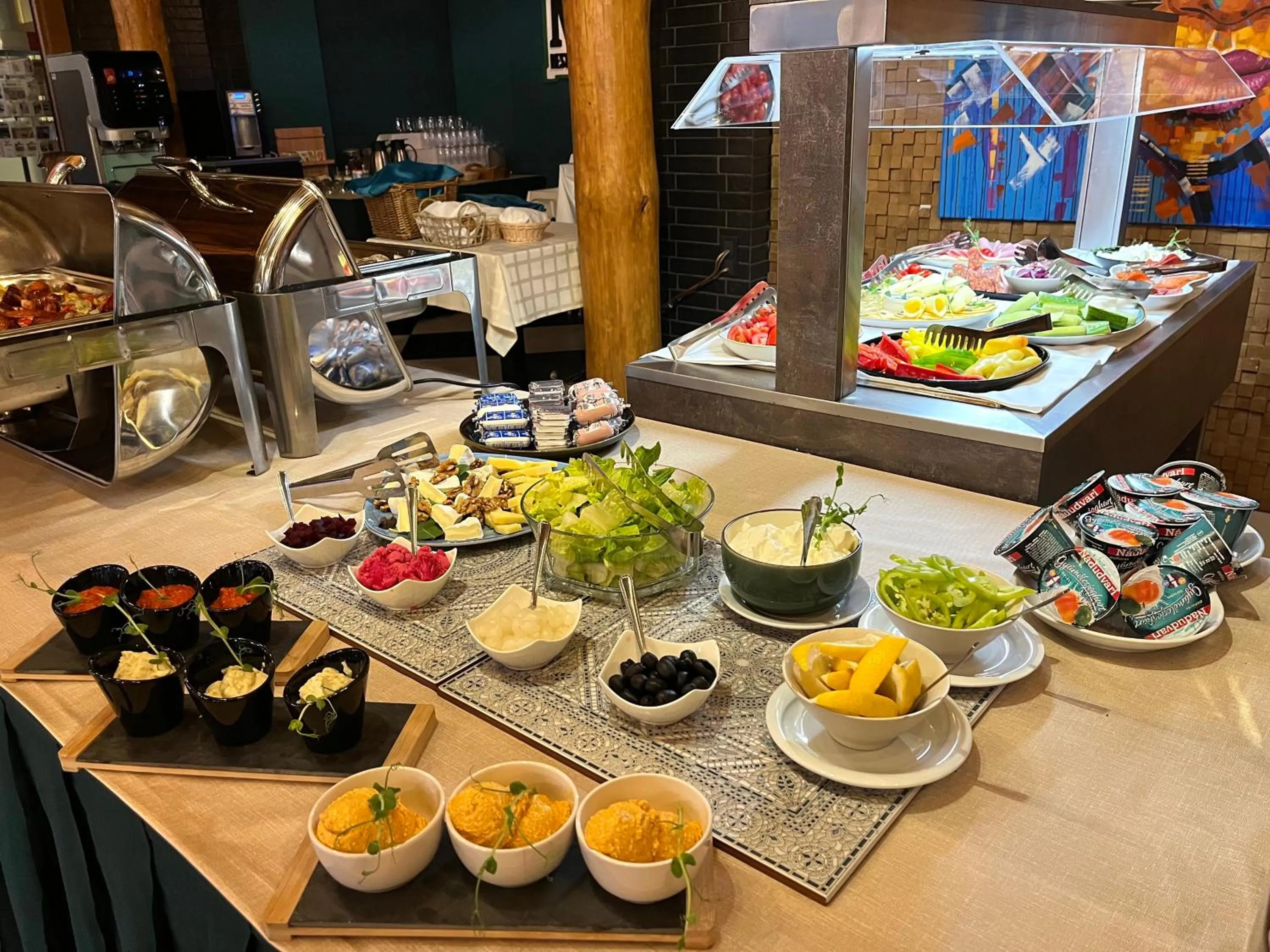 Breakfast in Park Hotel Ambrózia