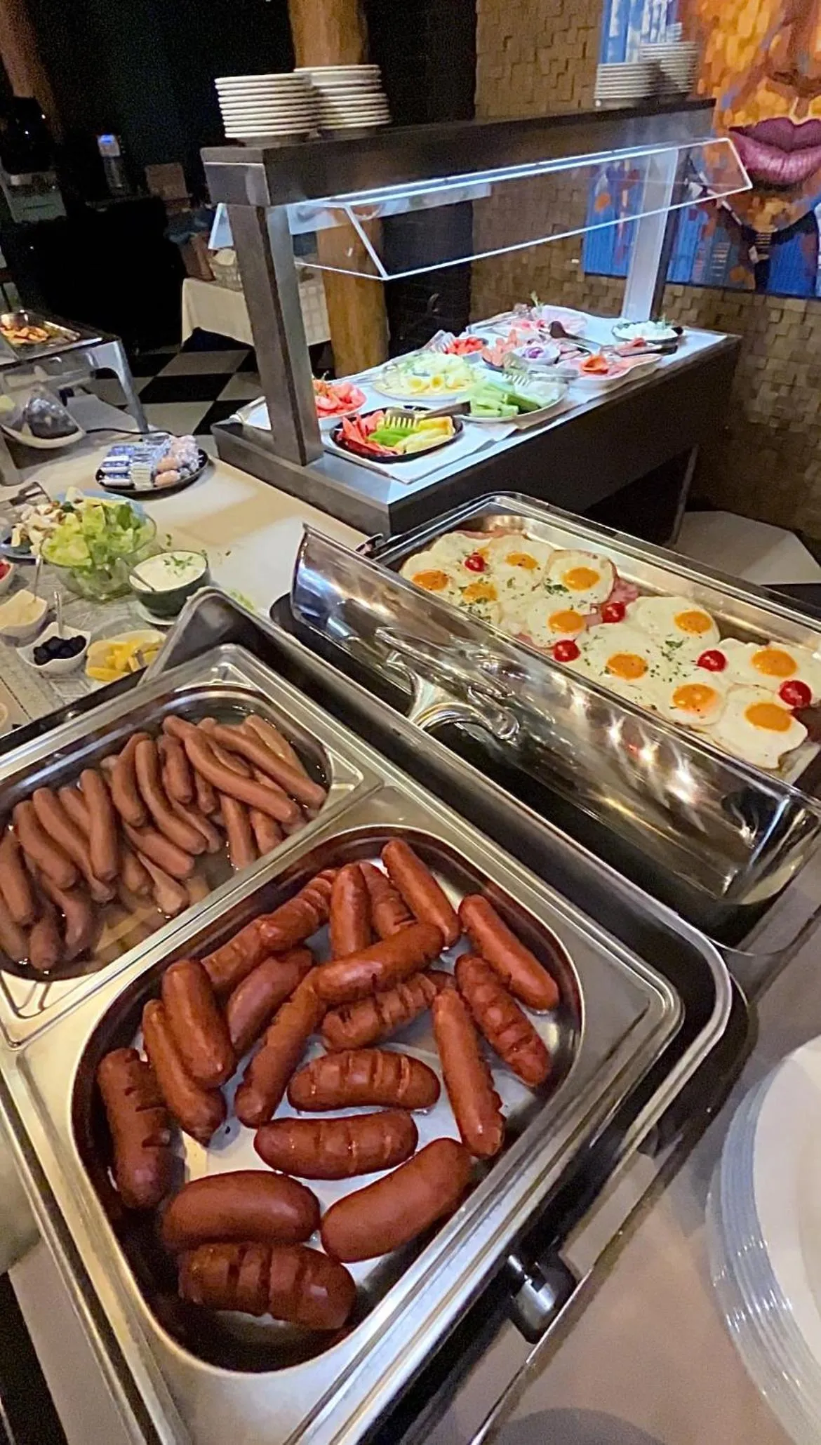 Breakfast in Park Hotel Ambrózia