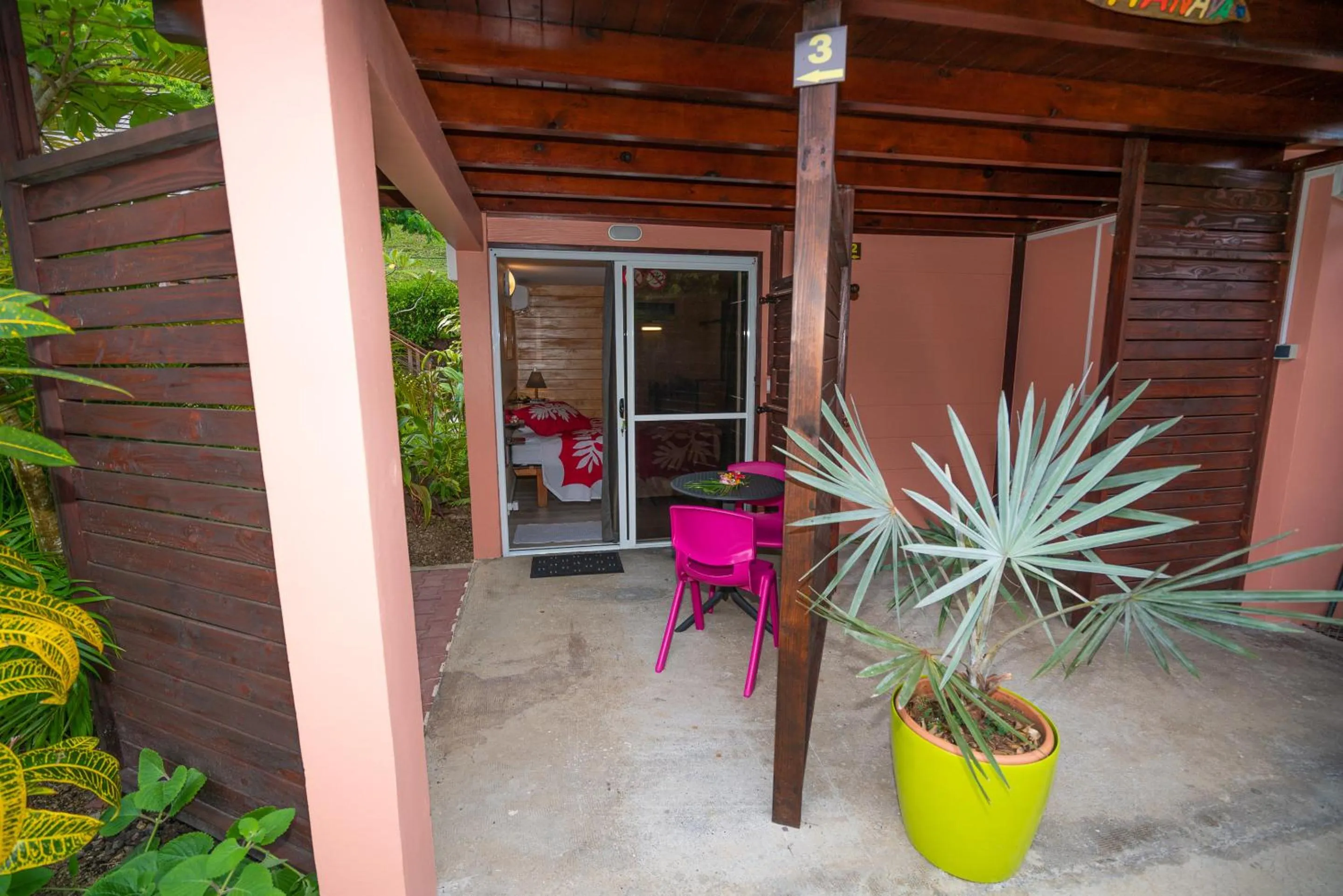 Patio in BORA BORA HOLIDAY'S LODGE