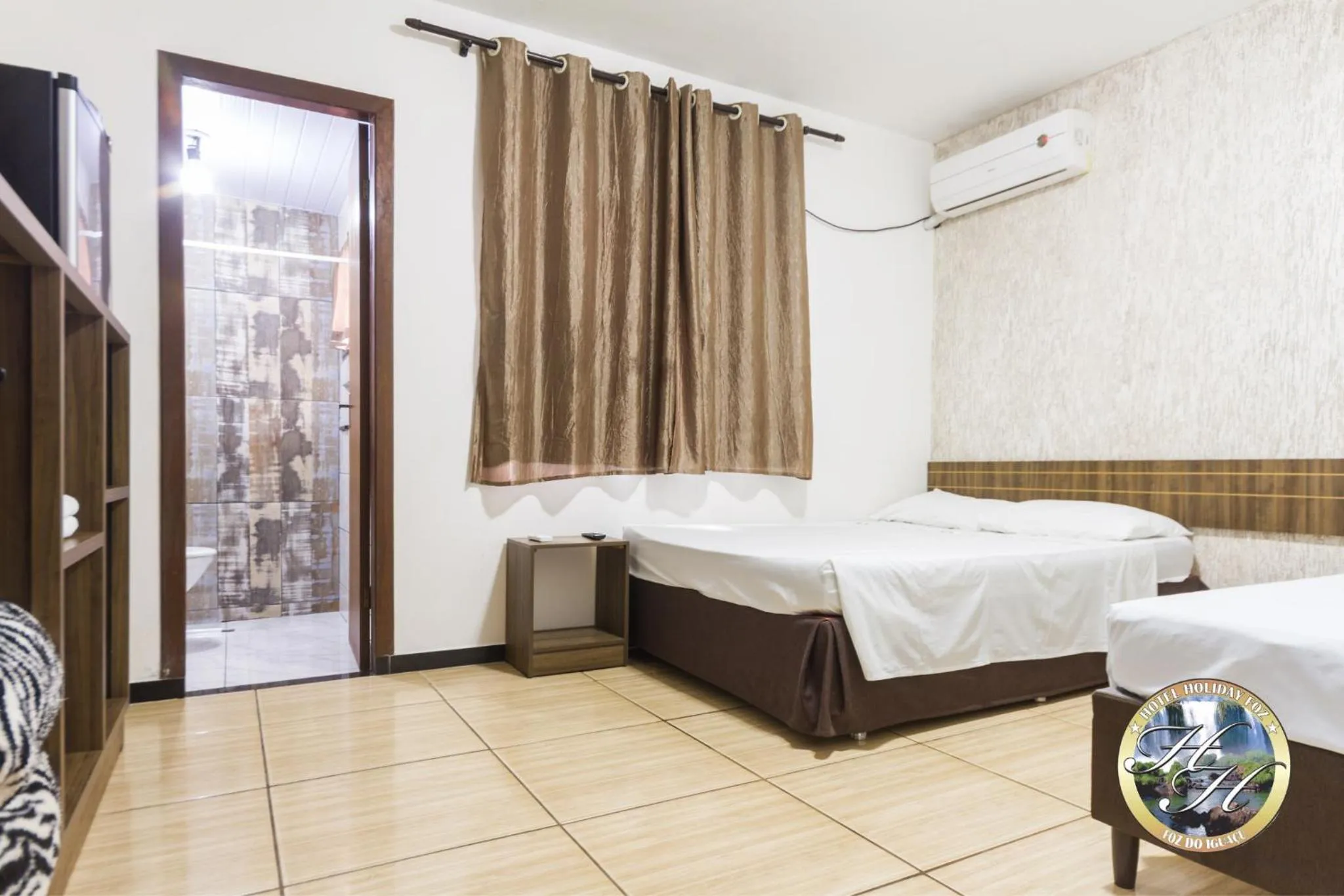 Bed in Hotel Holiday Foz