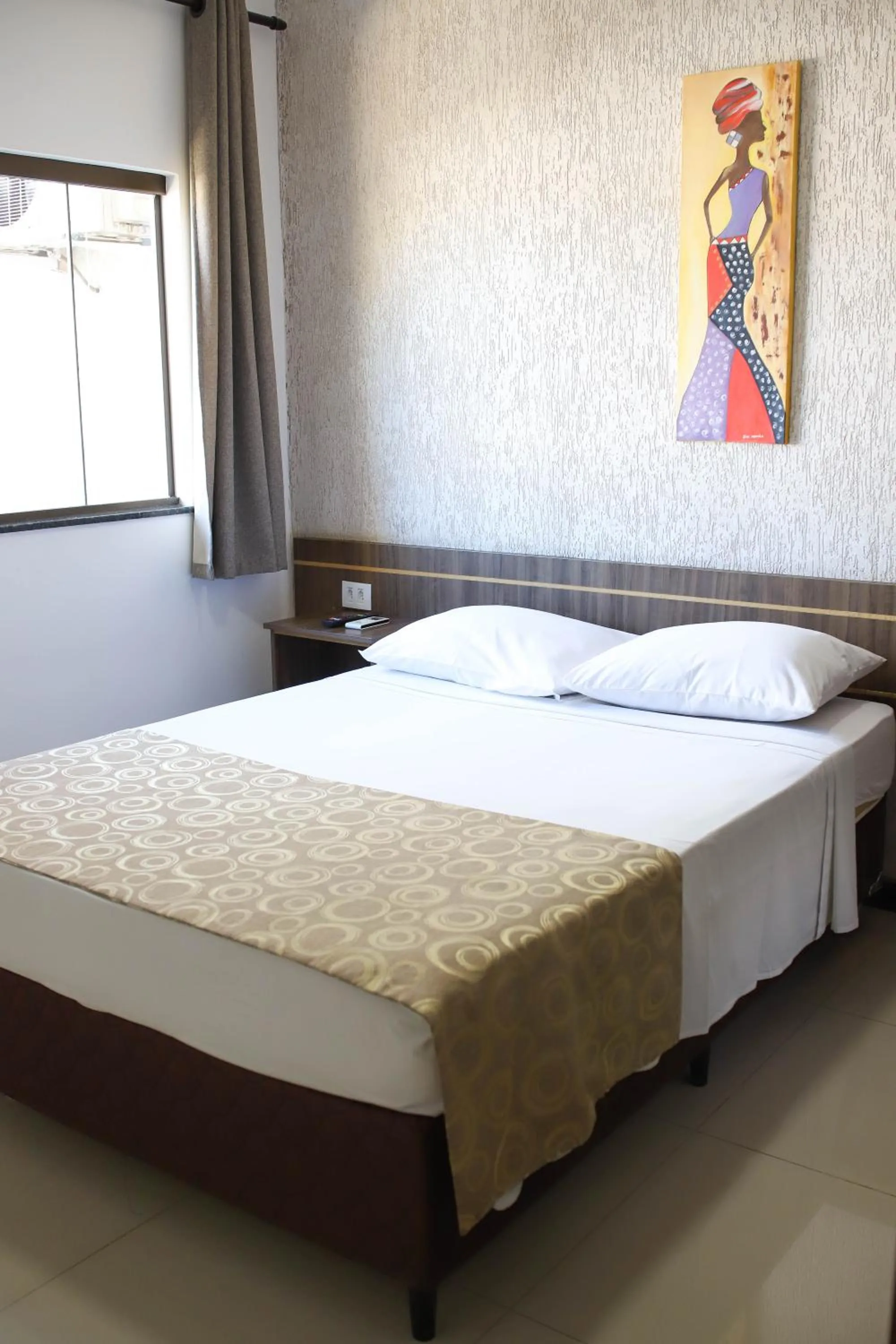 Bed in Hotel Holiday Foz