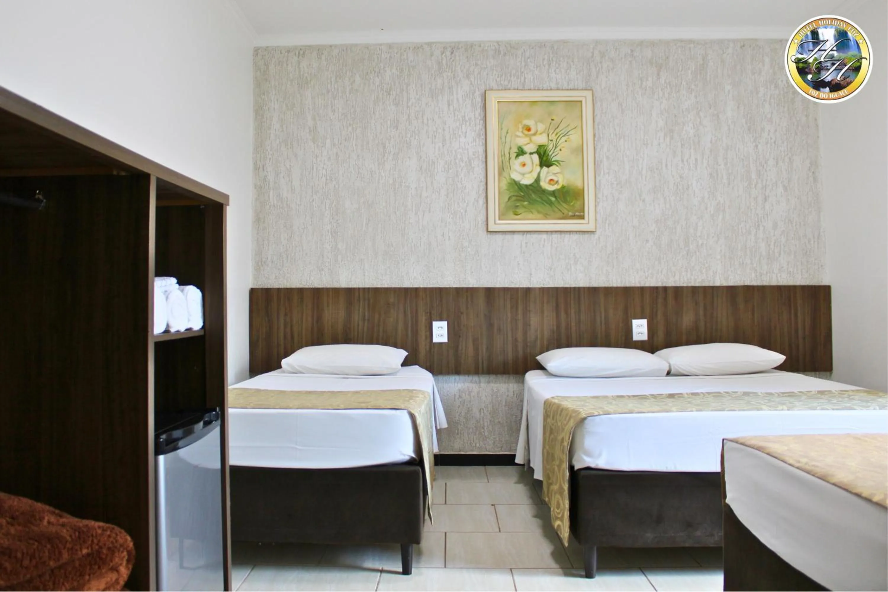 Bed in Hotel Holiday Foz