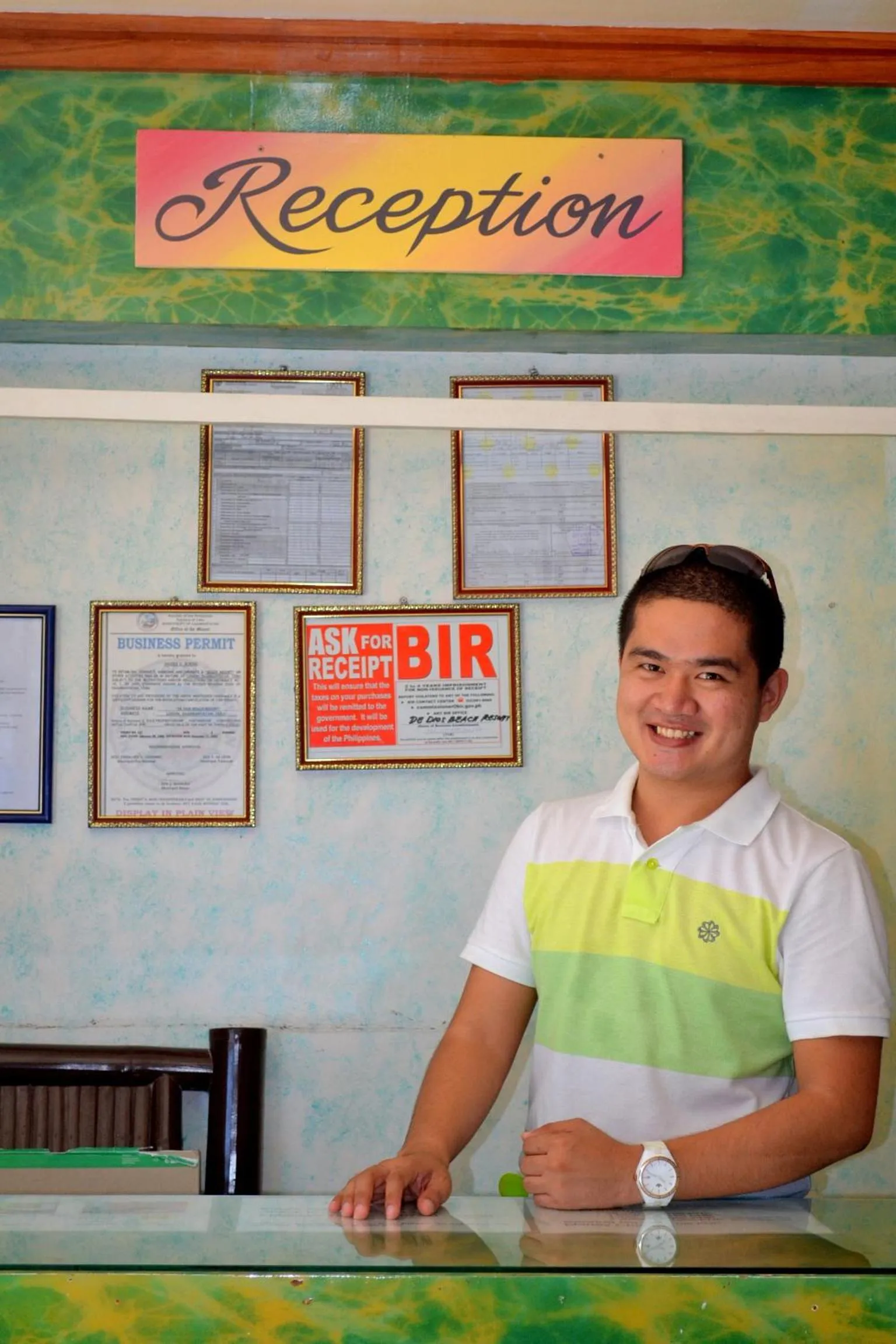 Staff in Blue Corals Beach Resort