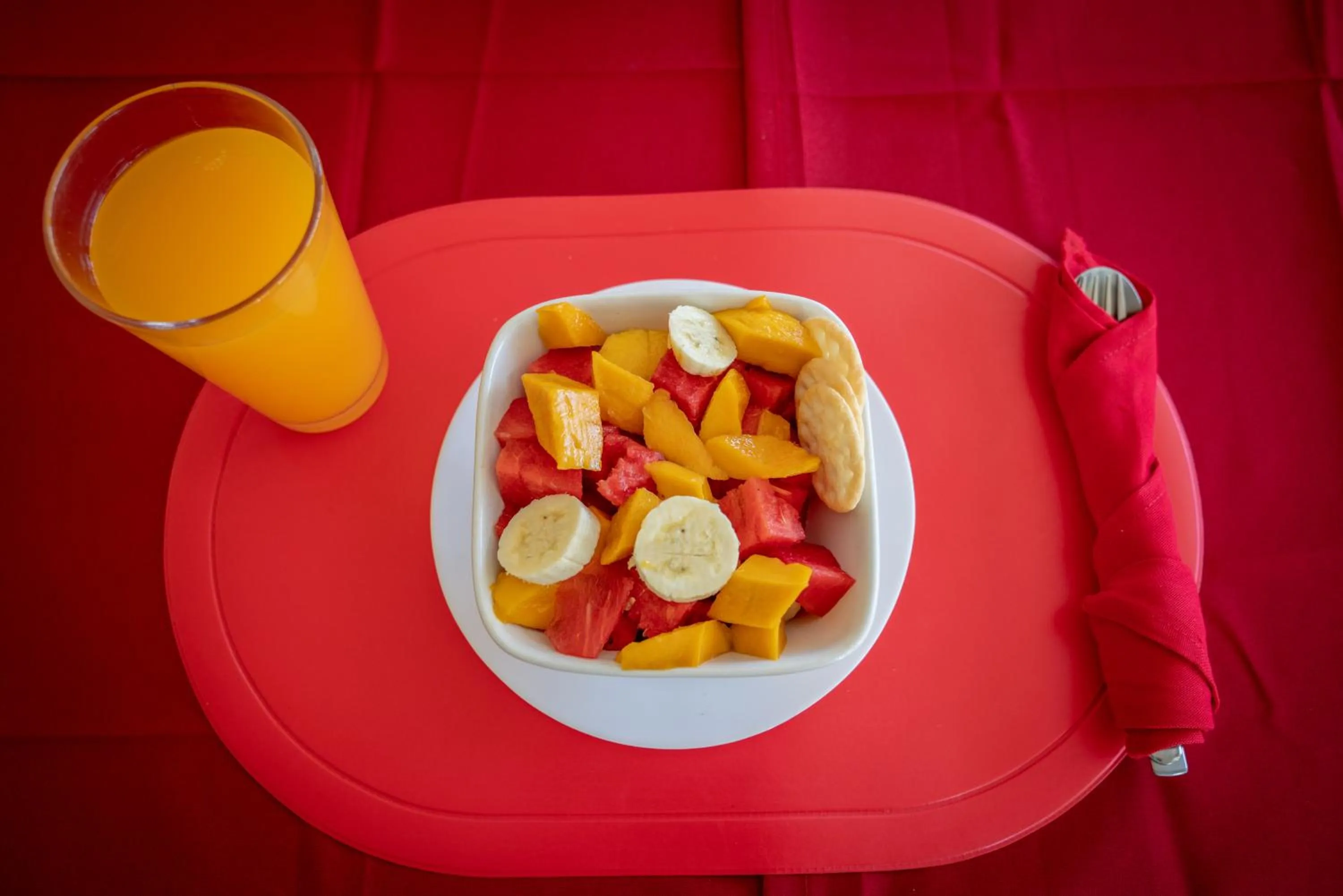 Breakfast in Blue Corals Beach Resort