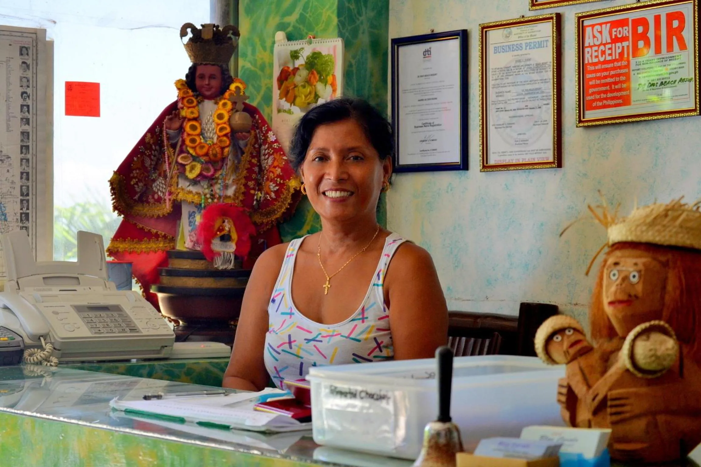 Staff in Blue Corals Beach Resort