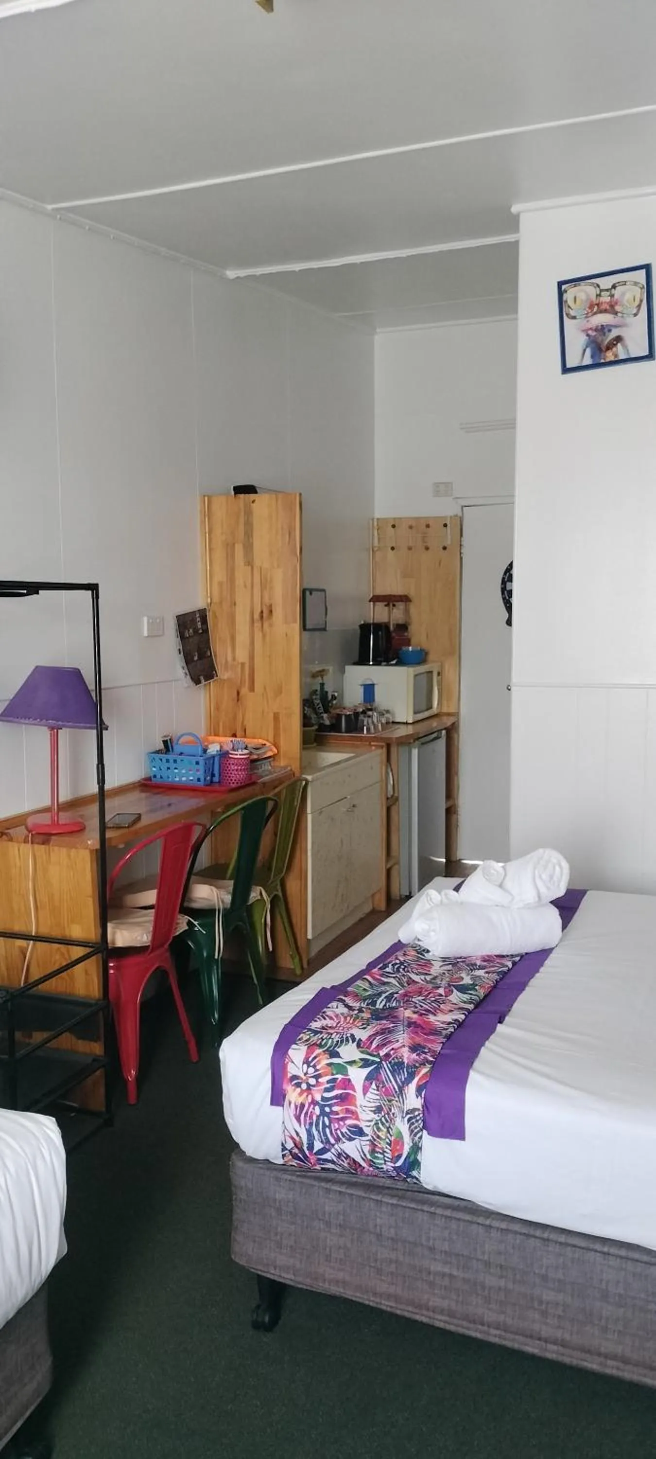 Bed in Nationwide Motel