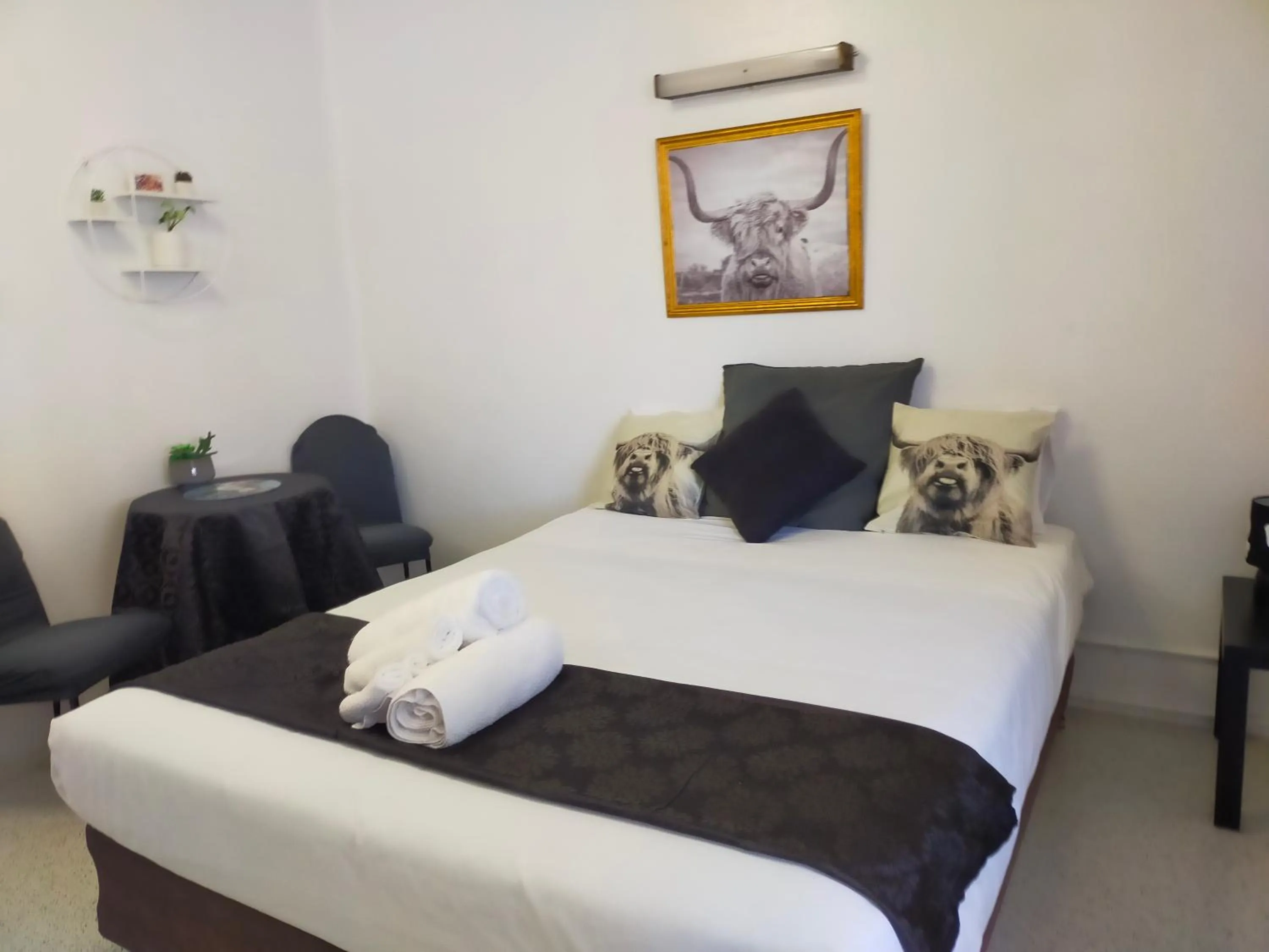 Bed in Nationwide Motel