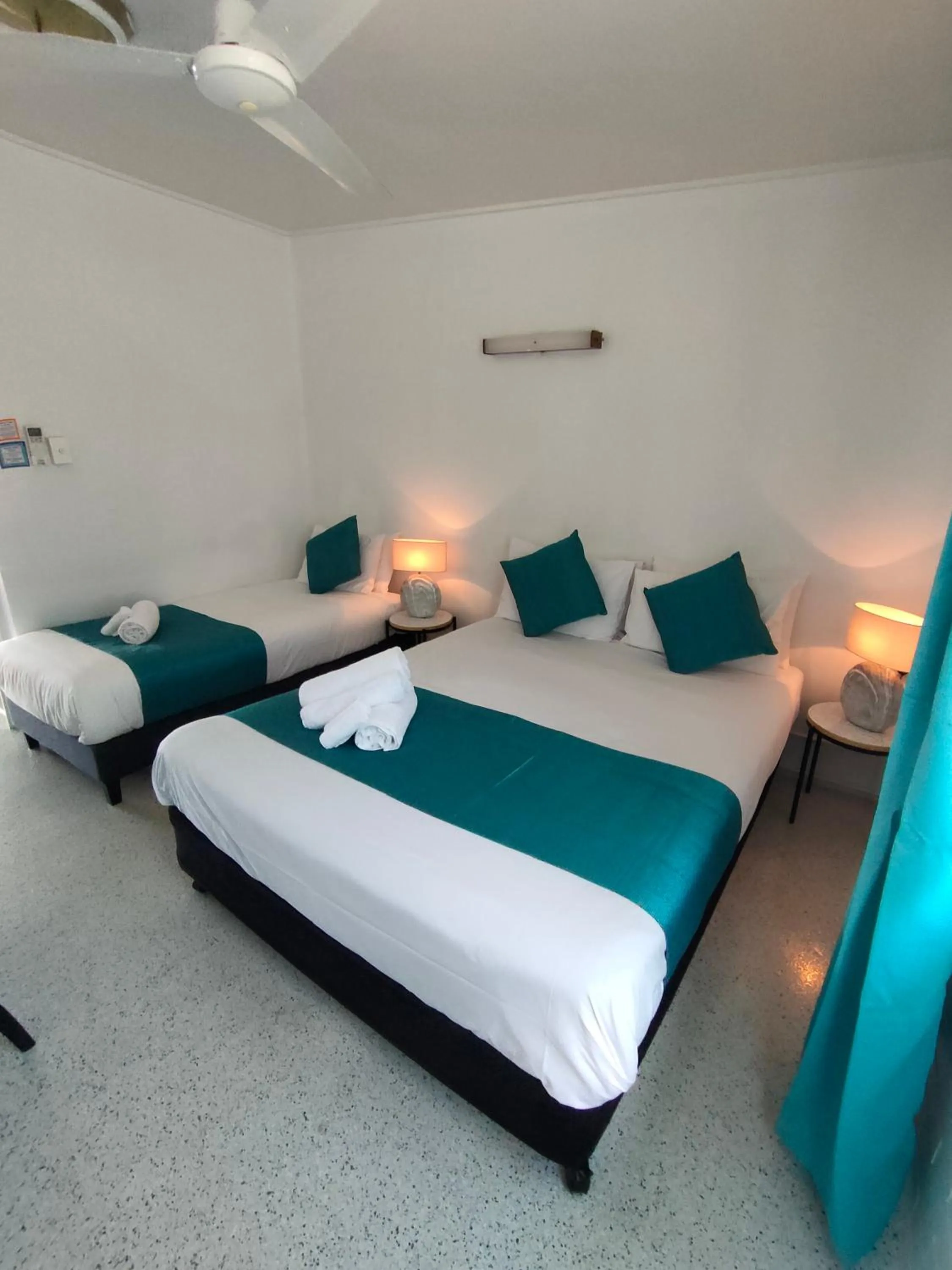 Bed in Nationwide Motel