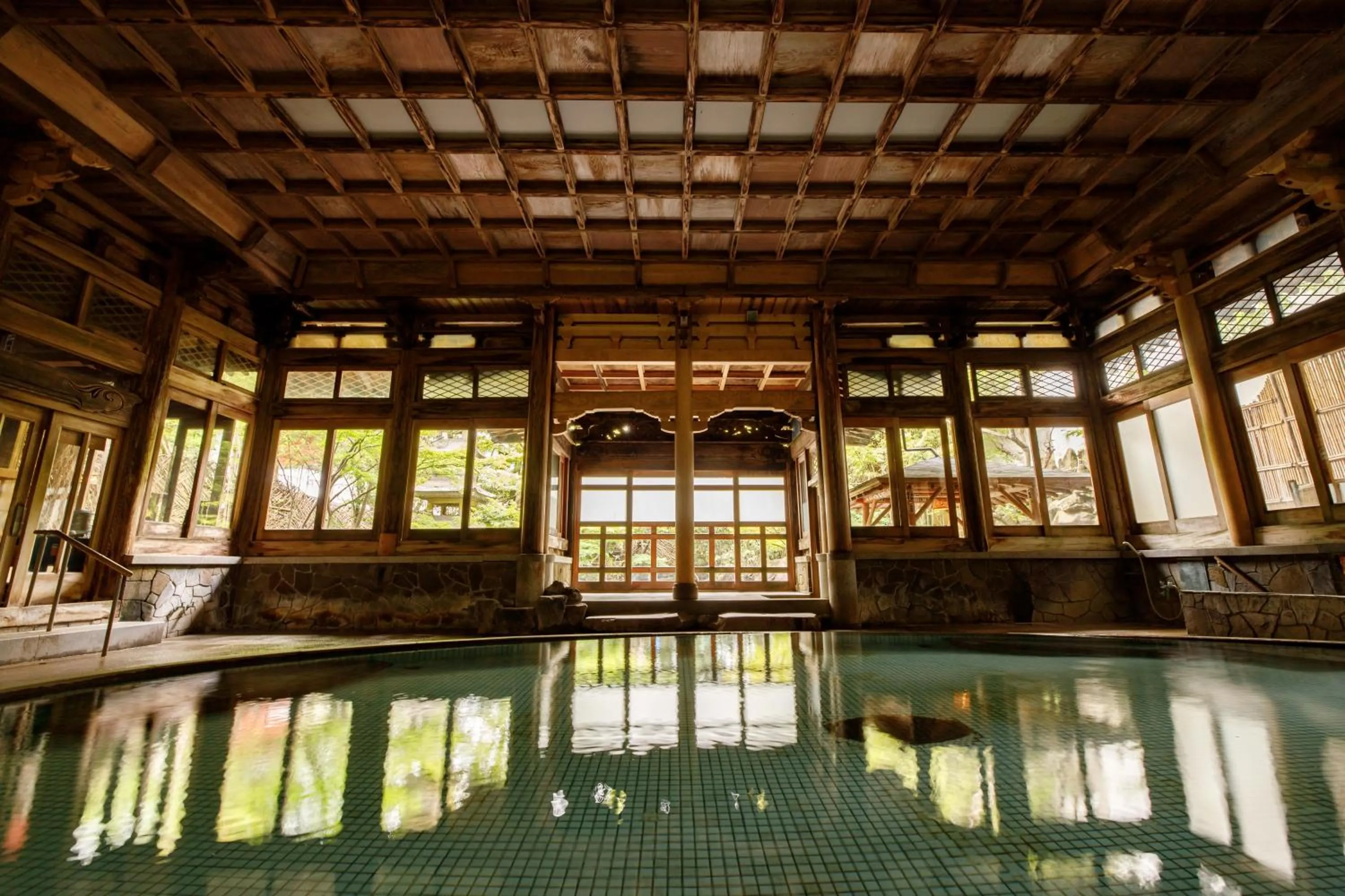 Hot Spring Bath in Kamei no Yu