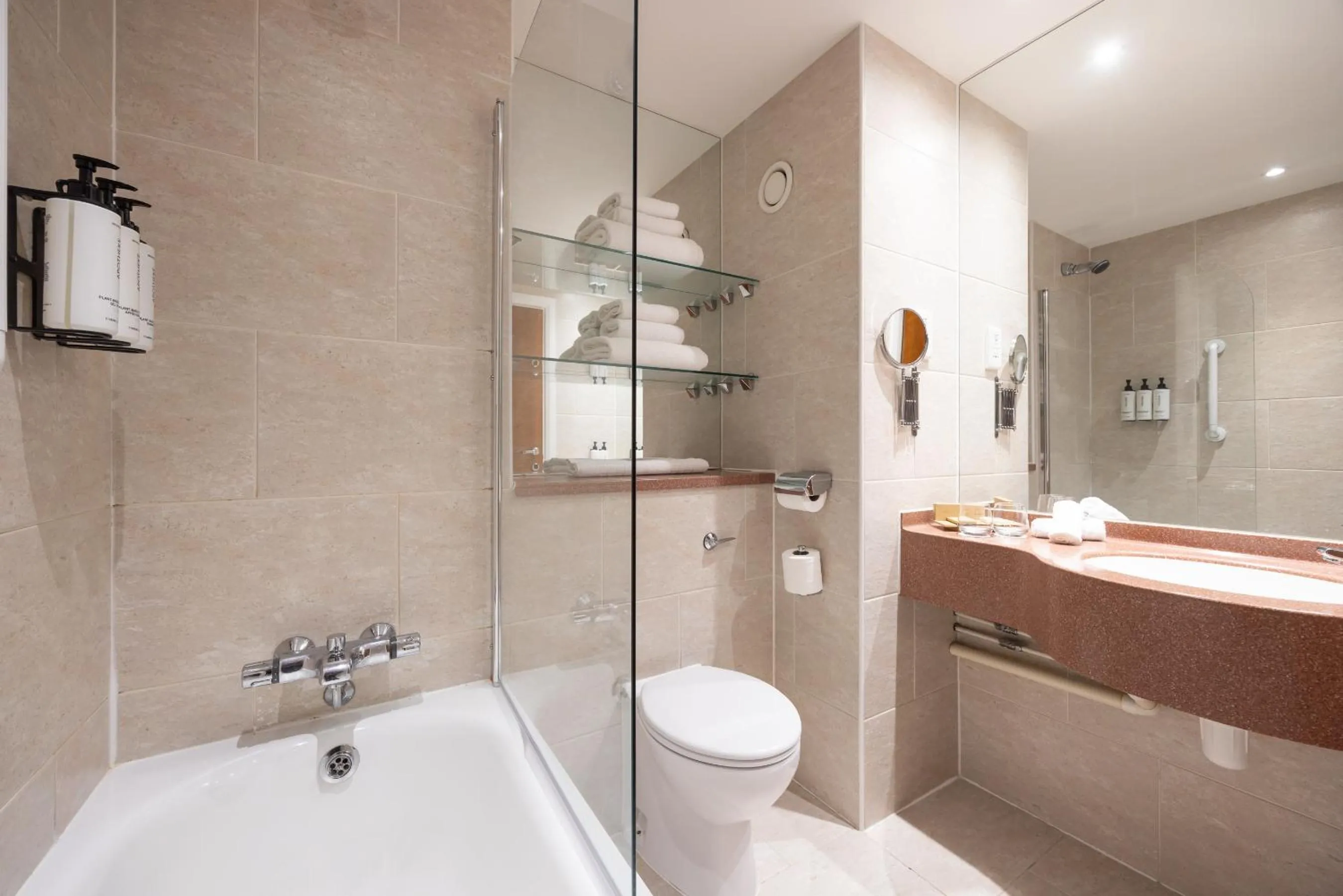 Bathroom in Crowne Plaza Liverpool City Centre by IHG
