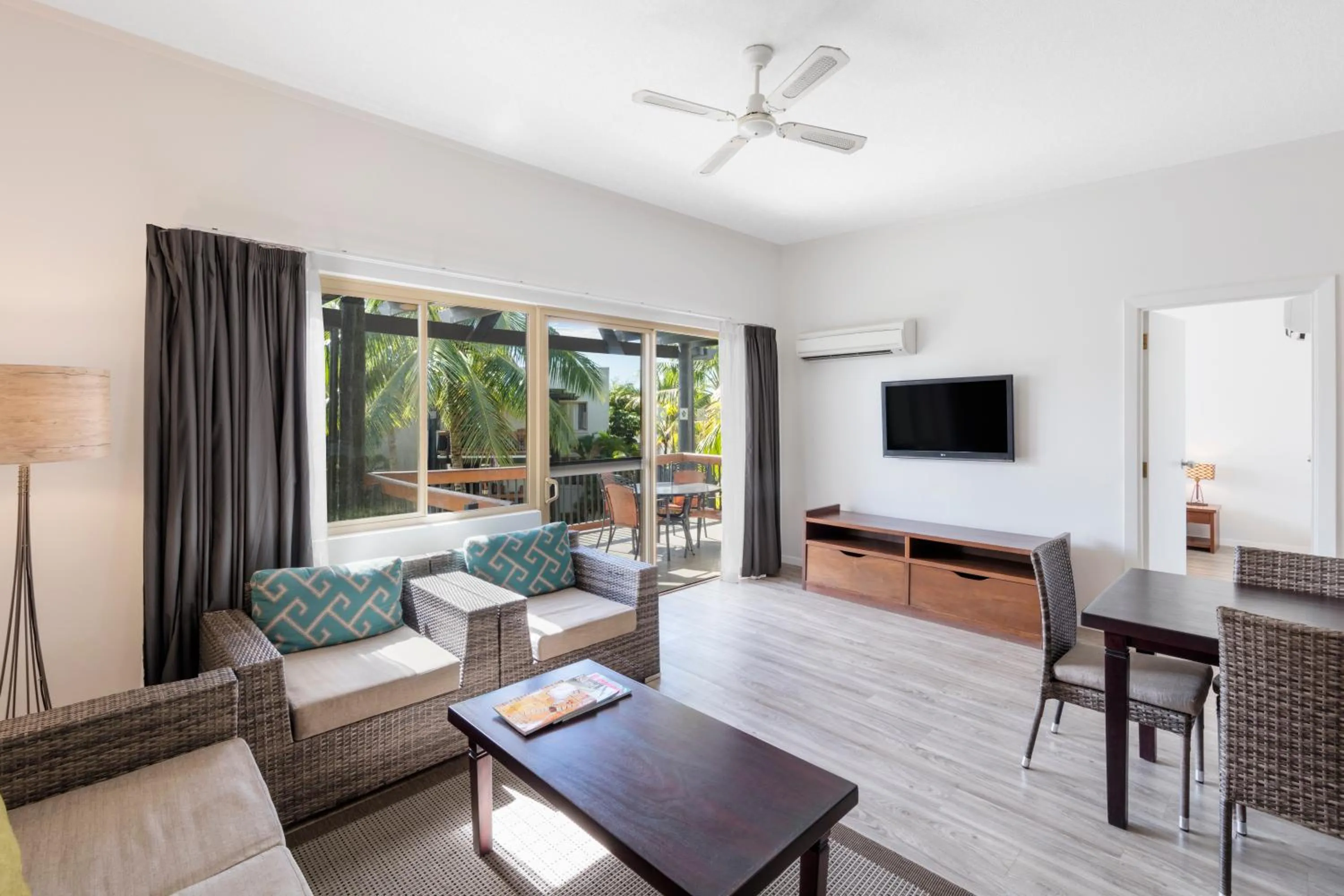 Living room in Club Wyndham Denarau Island, Trademark Collection by Wyndham