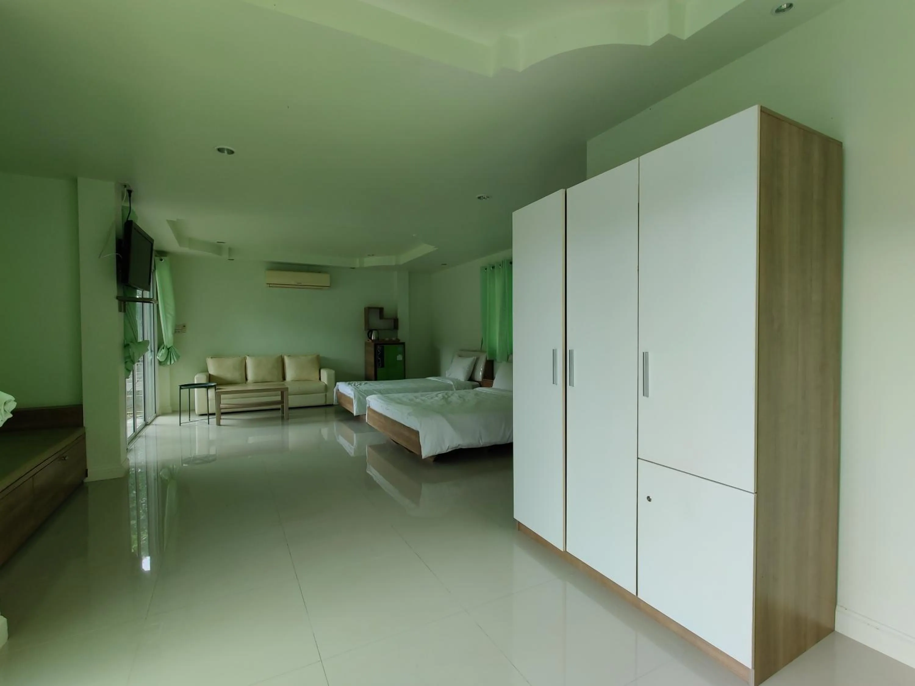 Photo of the whole room, Bed in Yura Kiri Resort Khao Yai