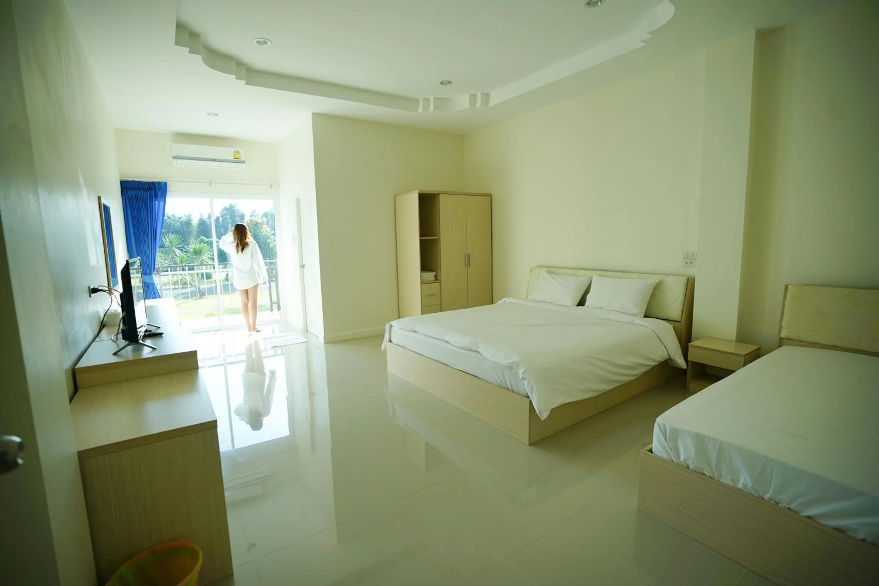 Photo of the whole room, Bed in Yura Kiri Resort Khao Yai