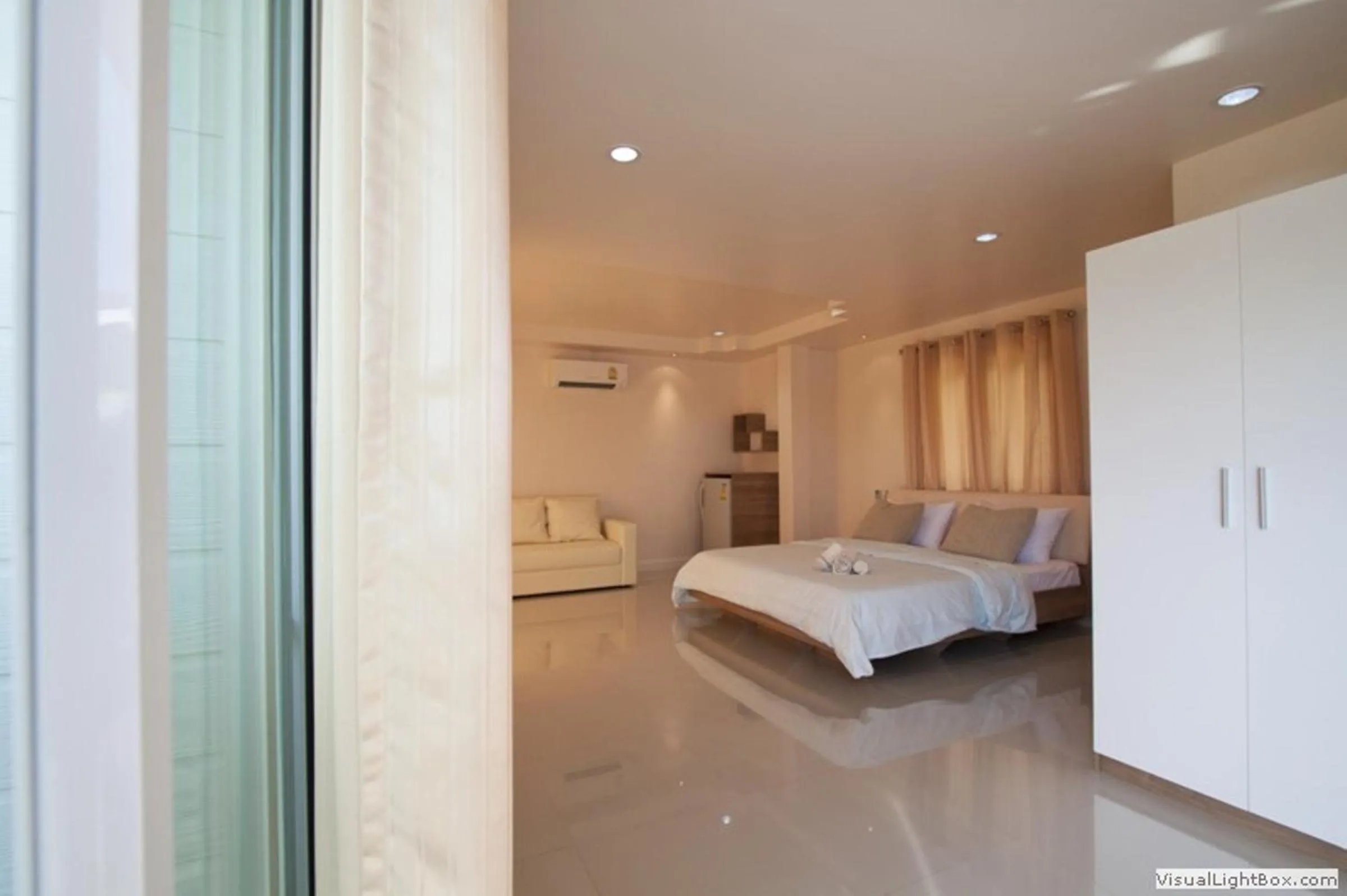 Bed in Yura Kiri Resort Khao Yai