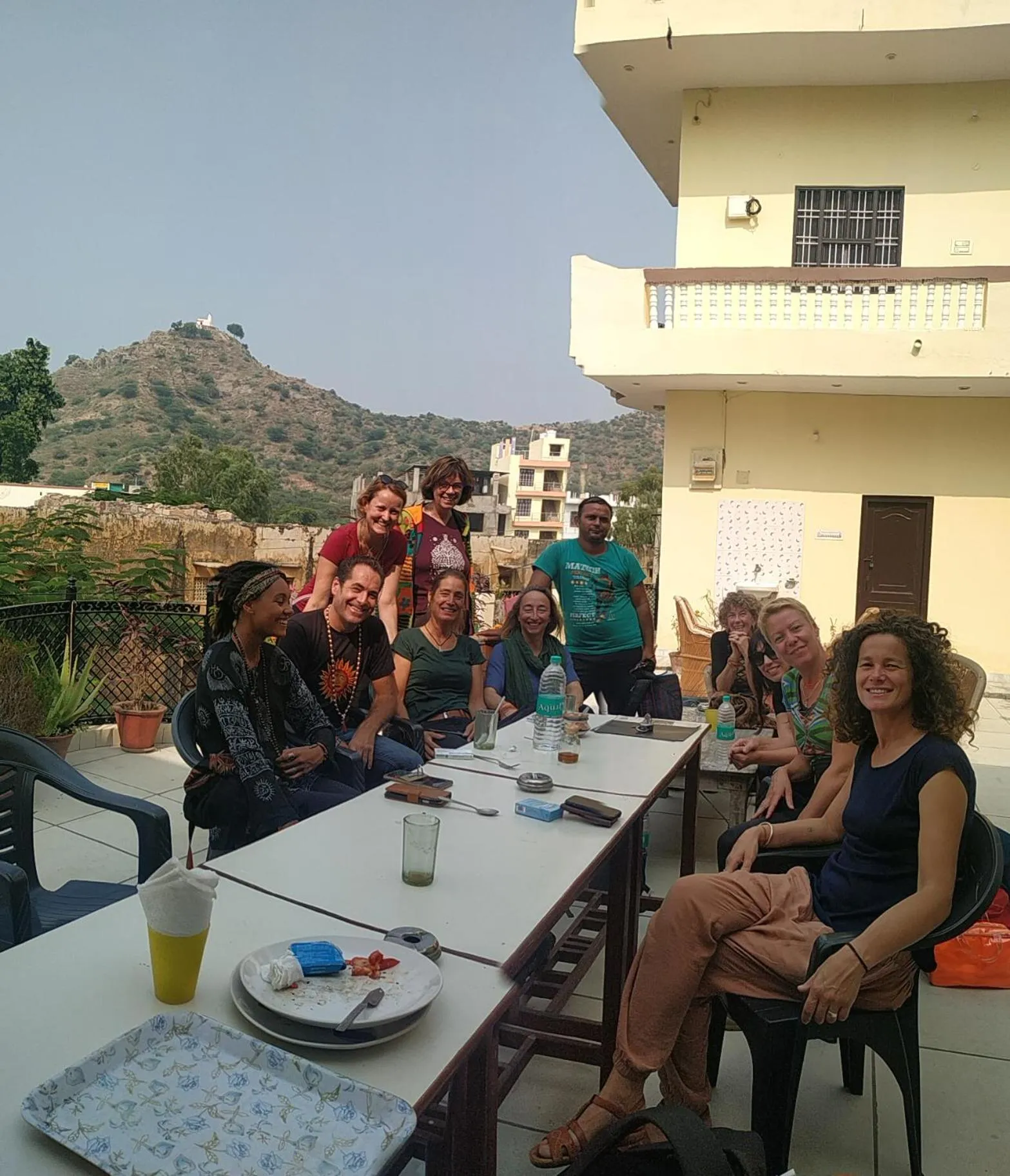Dining area in Keshav Palace