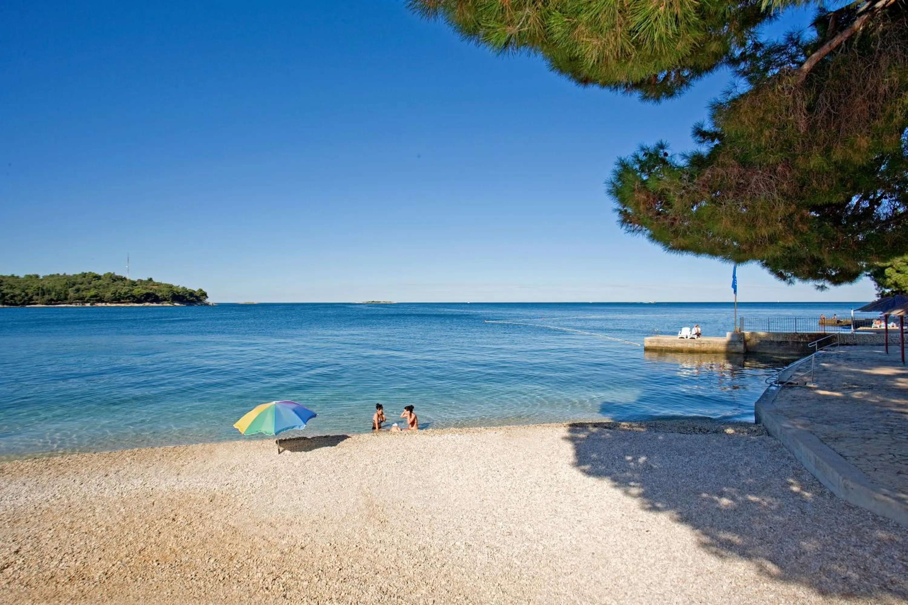 Beach in Hotel Parentium Plava Laguna