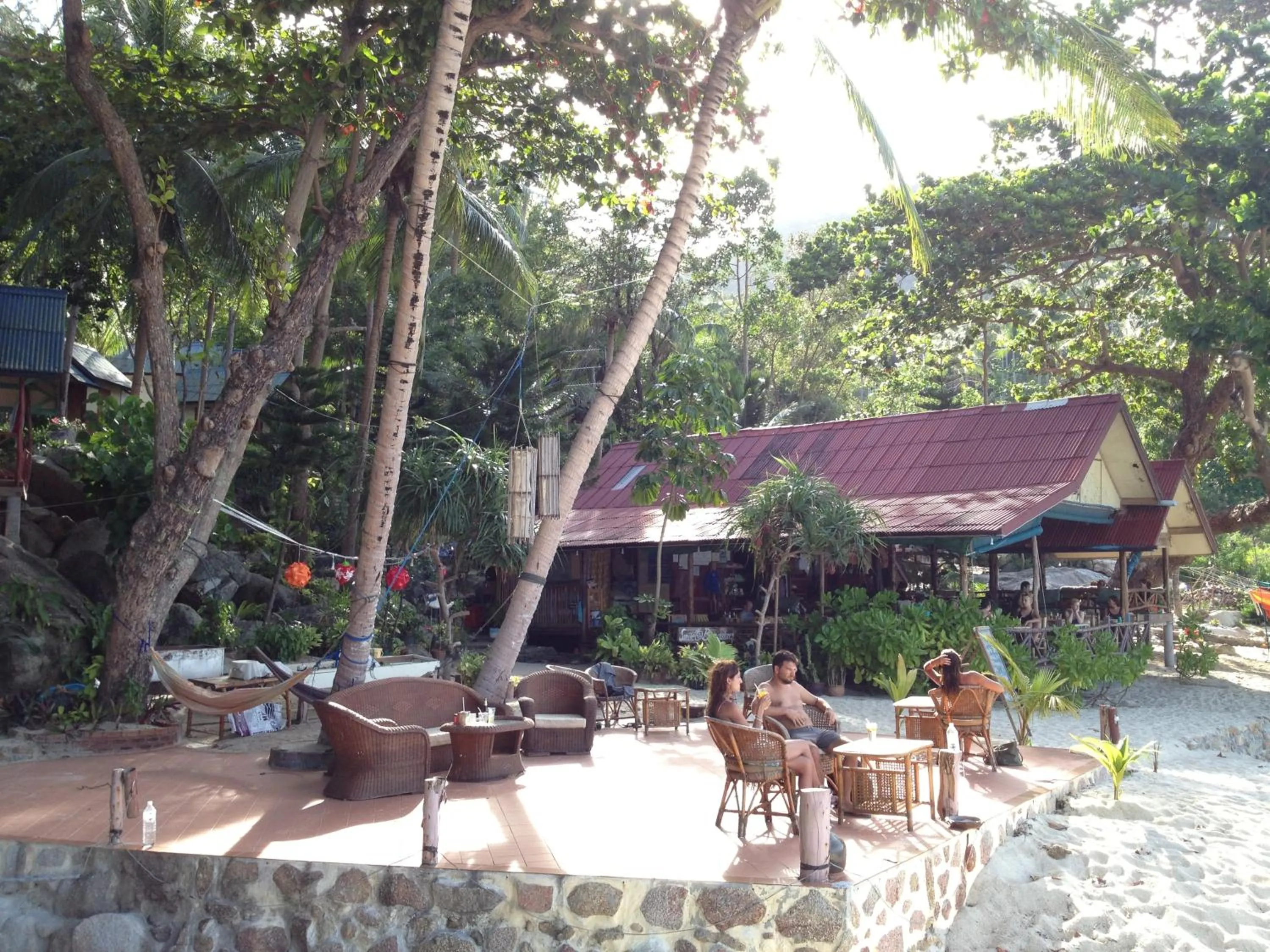 Patio in Smile Bungalow Bottle Beach