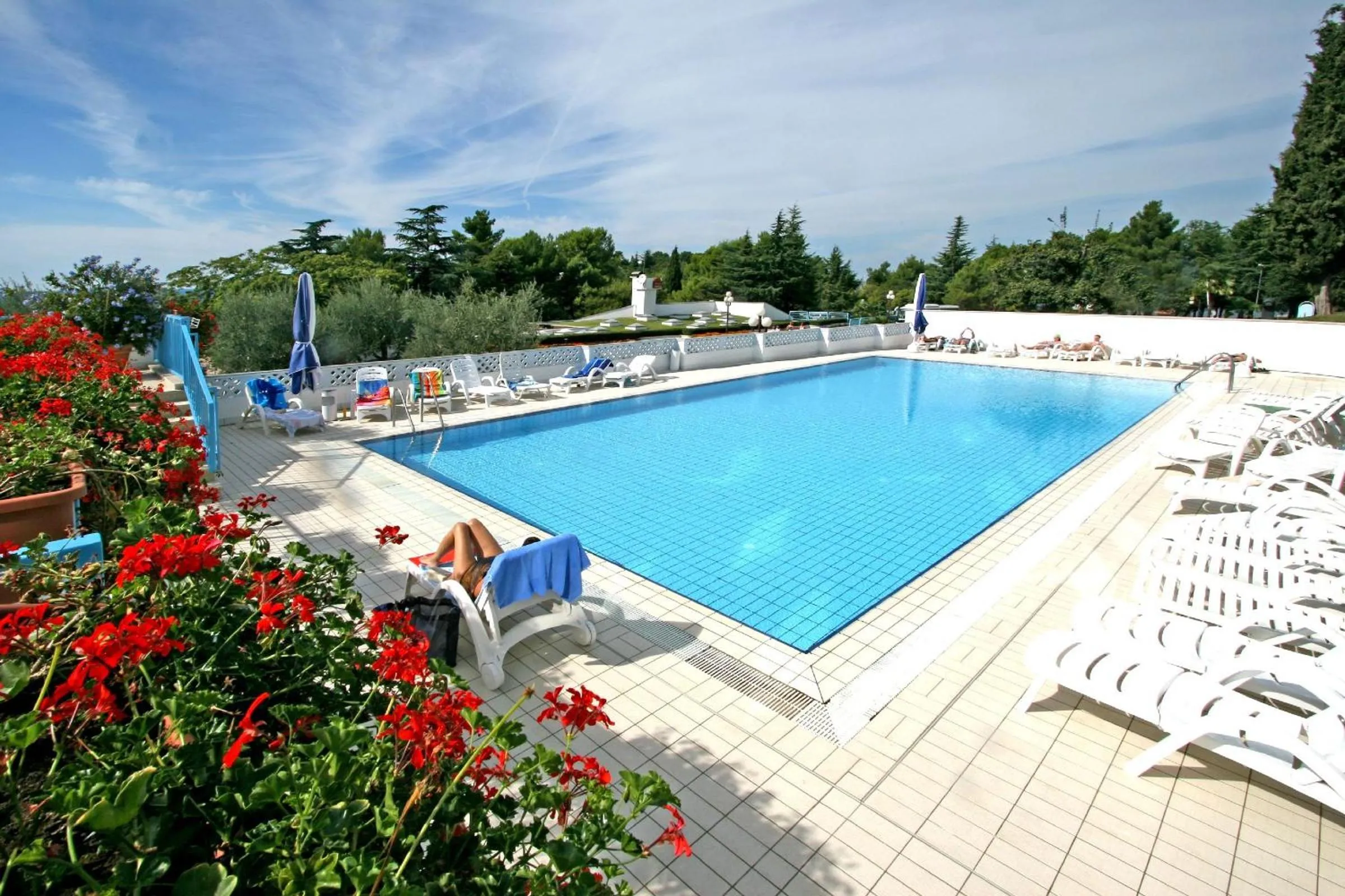 Swimming pool in Hotel Plavi Plava Laguna