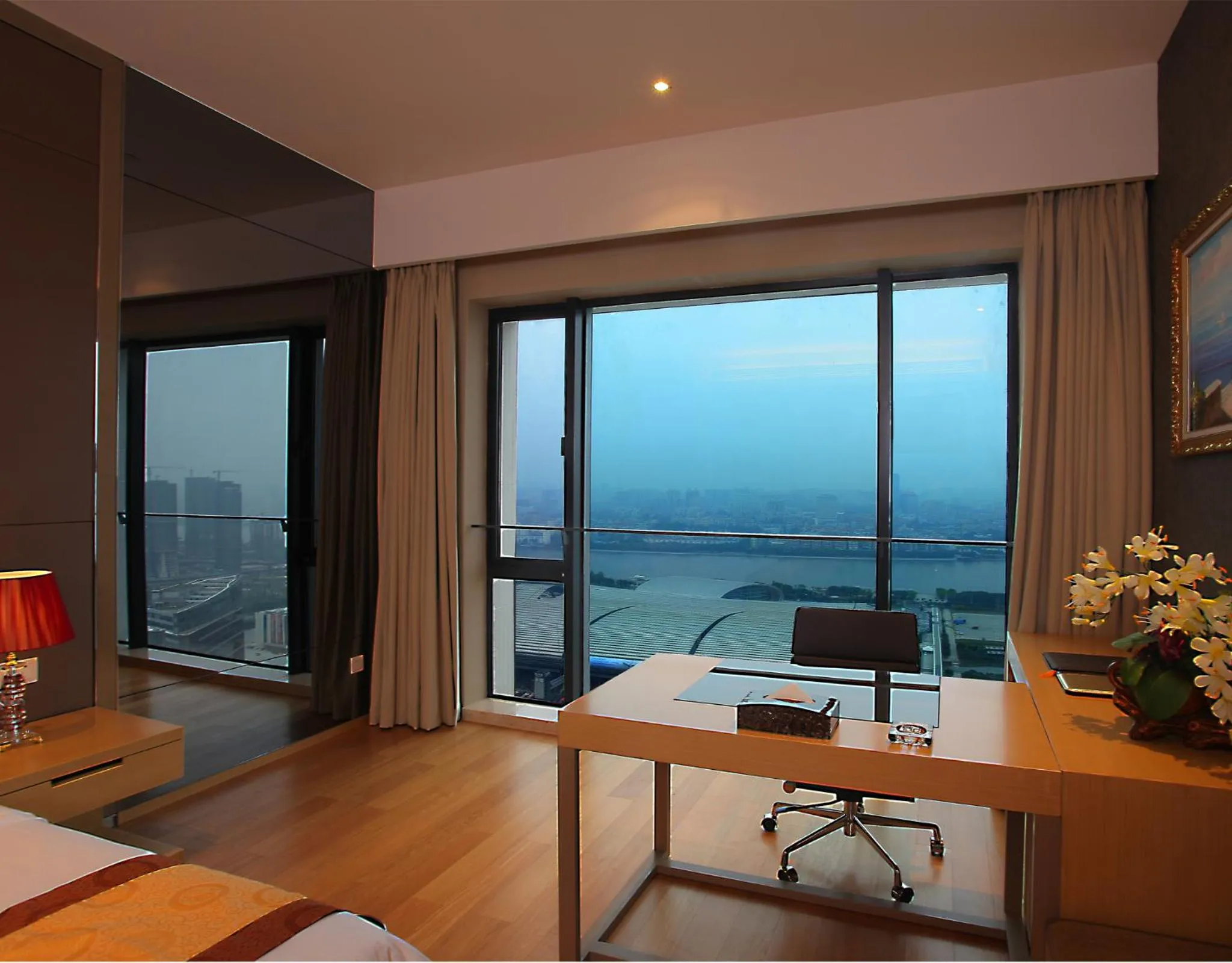 Photo of the whole room in HeeFun Apartment GZ -Poly World Trading Center-walking distance to Canton Fair
