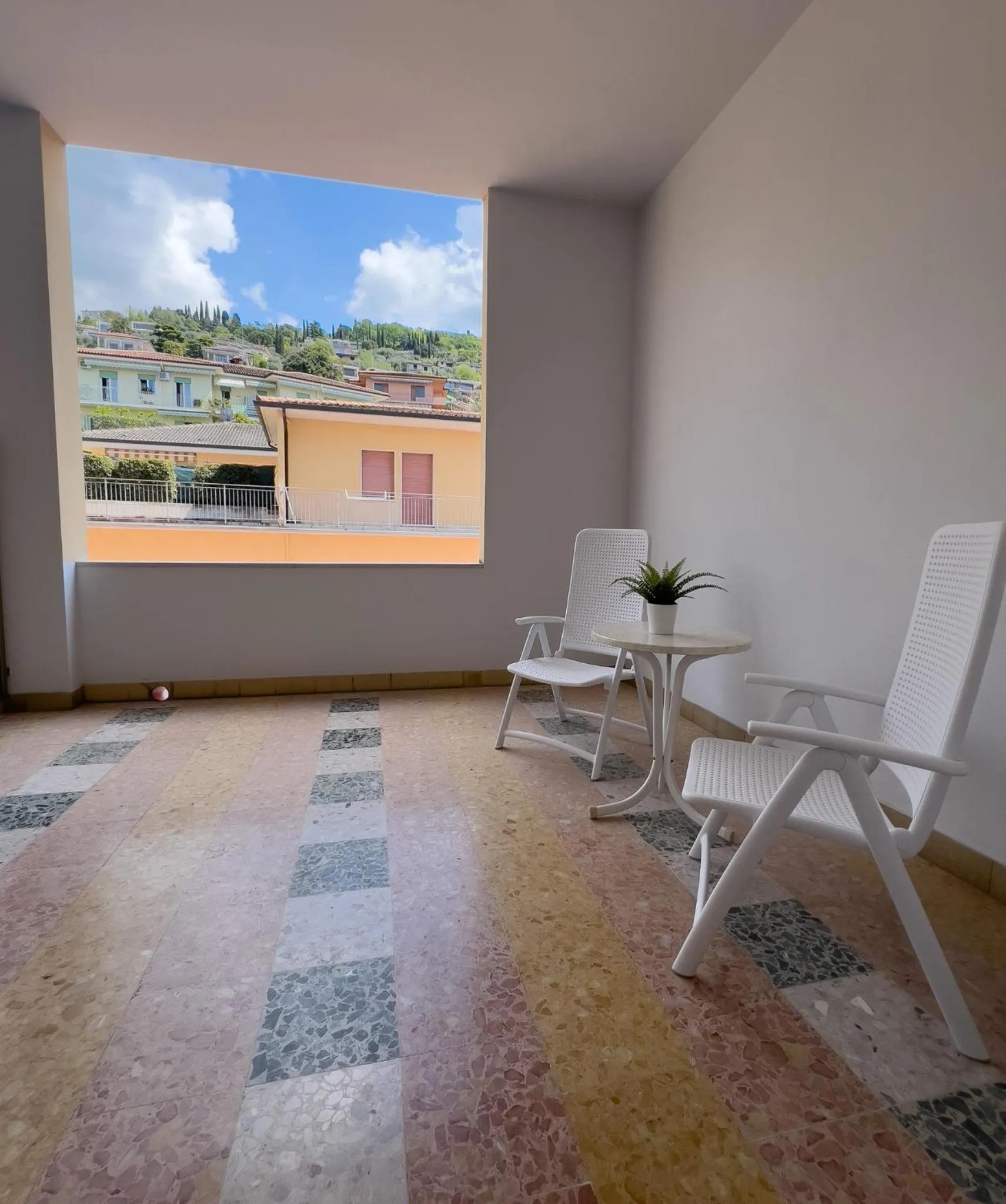 Balcony/Terrace in Hotel Benacus Torri del Benaco