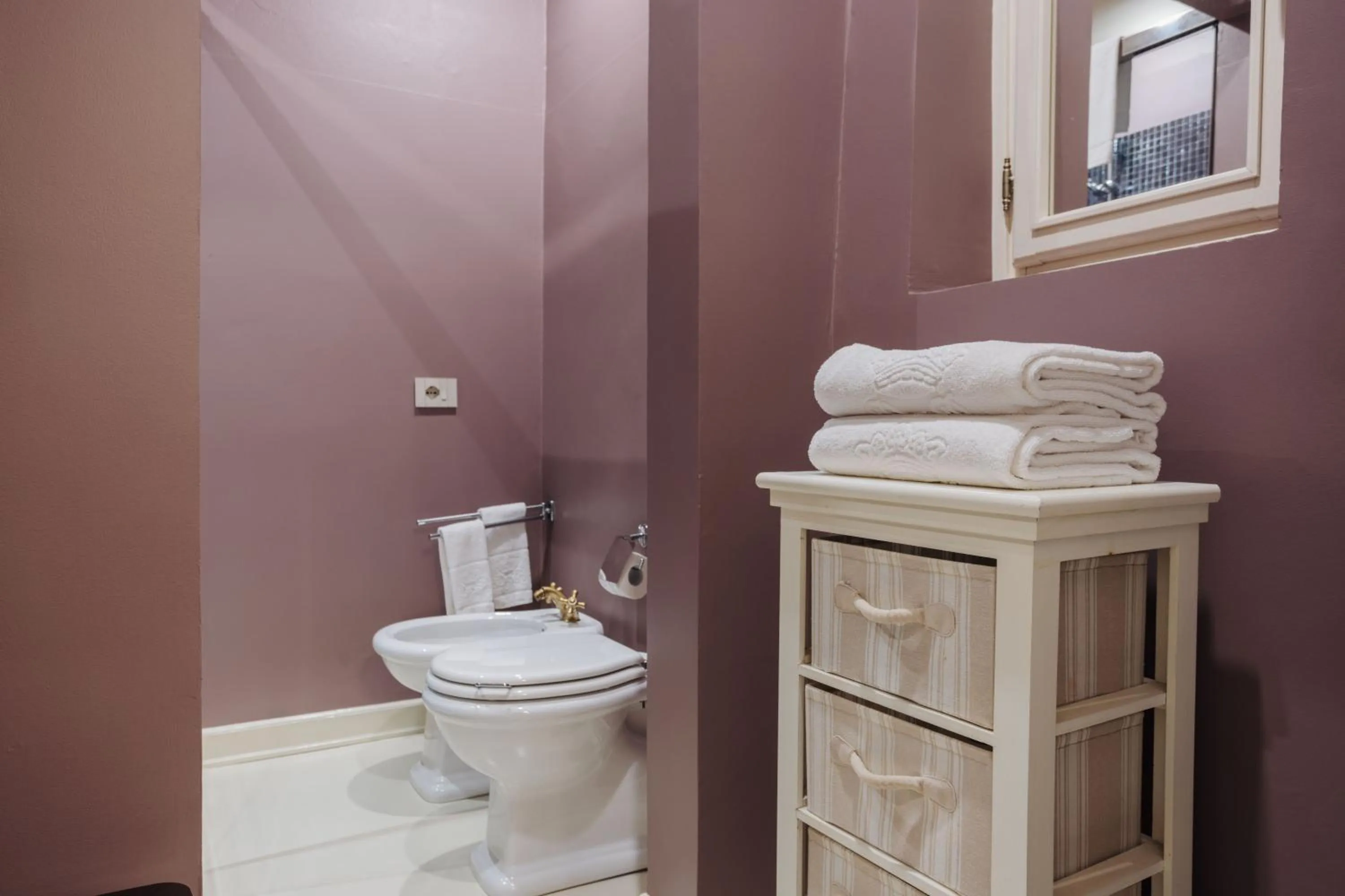 Toilet in Palazzo Dalla Rosa Prati