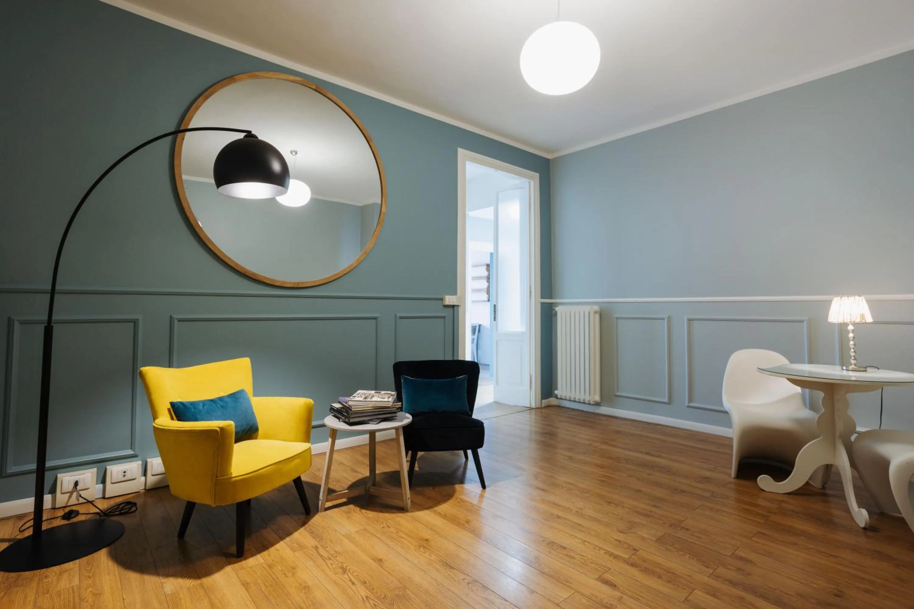 Living room in Palazzo Dalla Rosa Prati