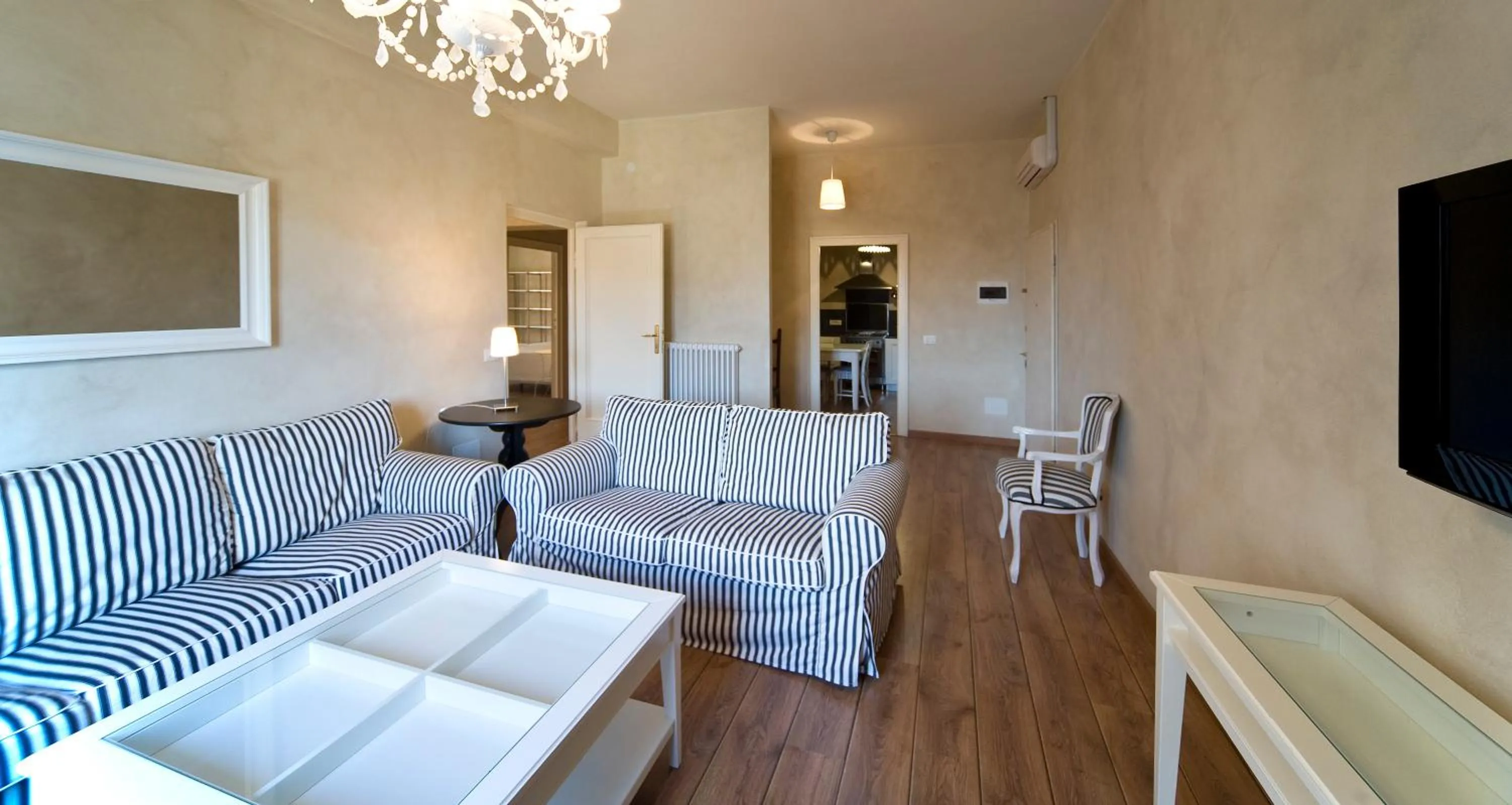 Living room in Palazzo Dalla Rosa Prati