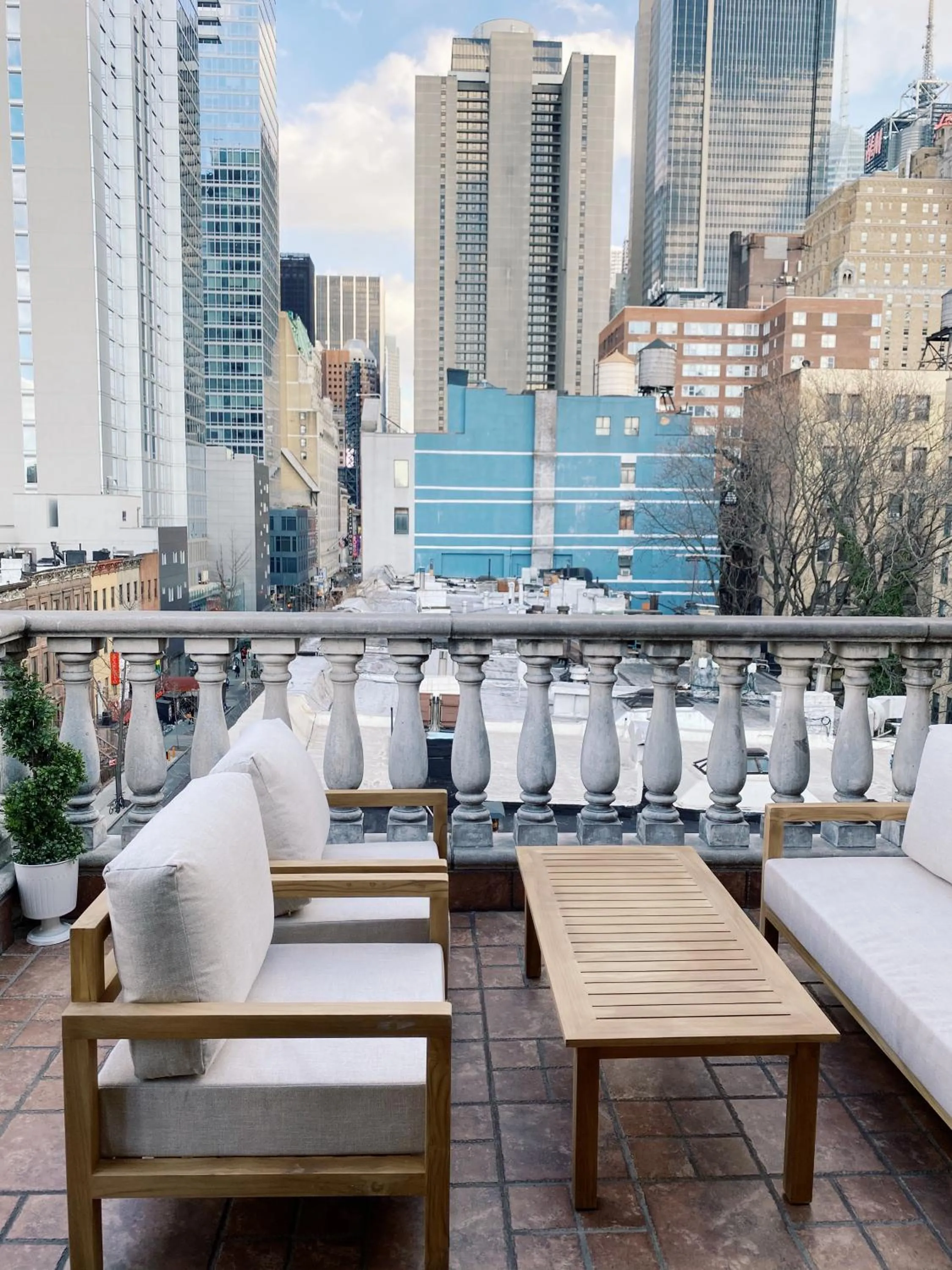 Balcony/Terrace in Hotel Scherman