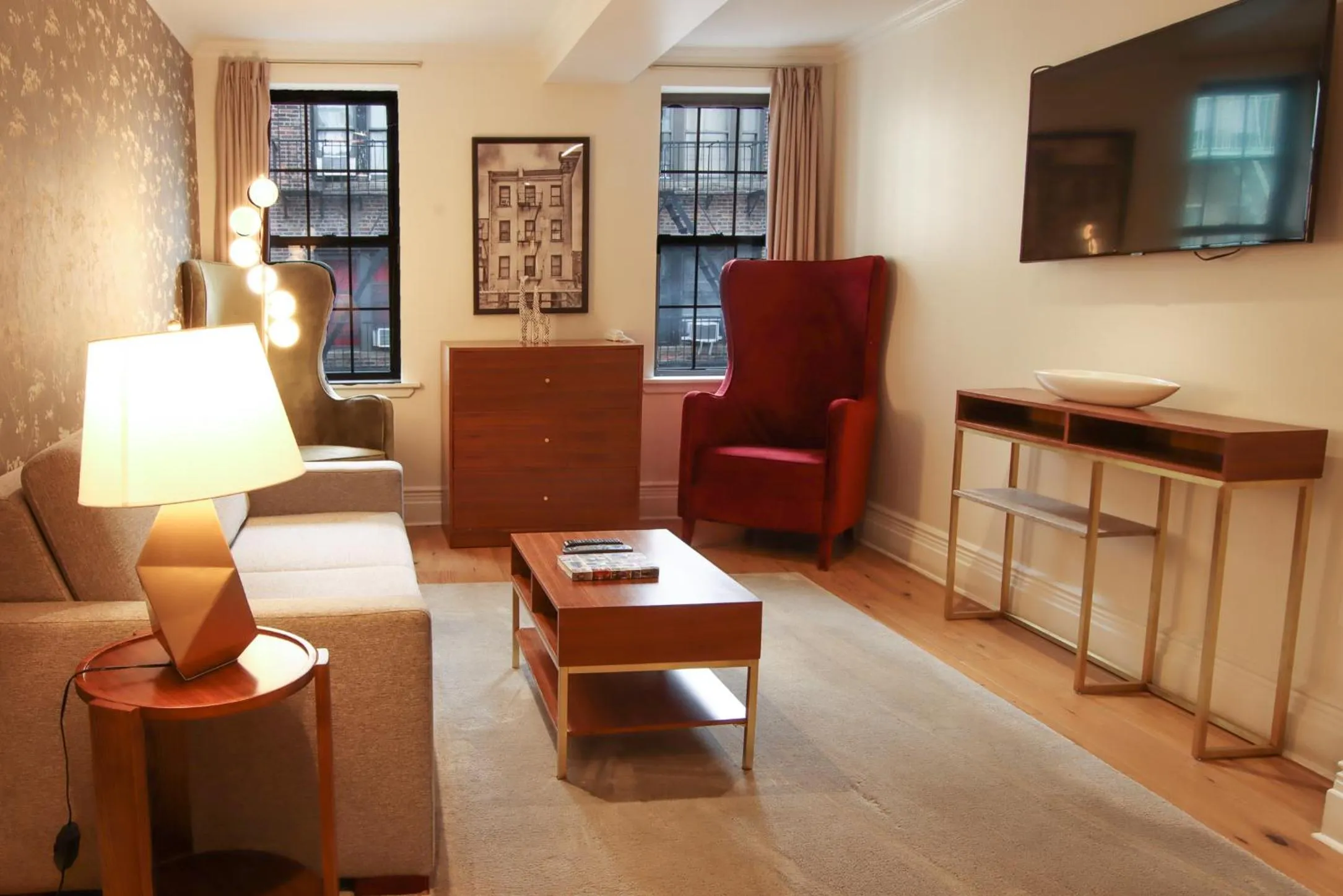 Living room in Hotel Scherman