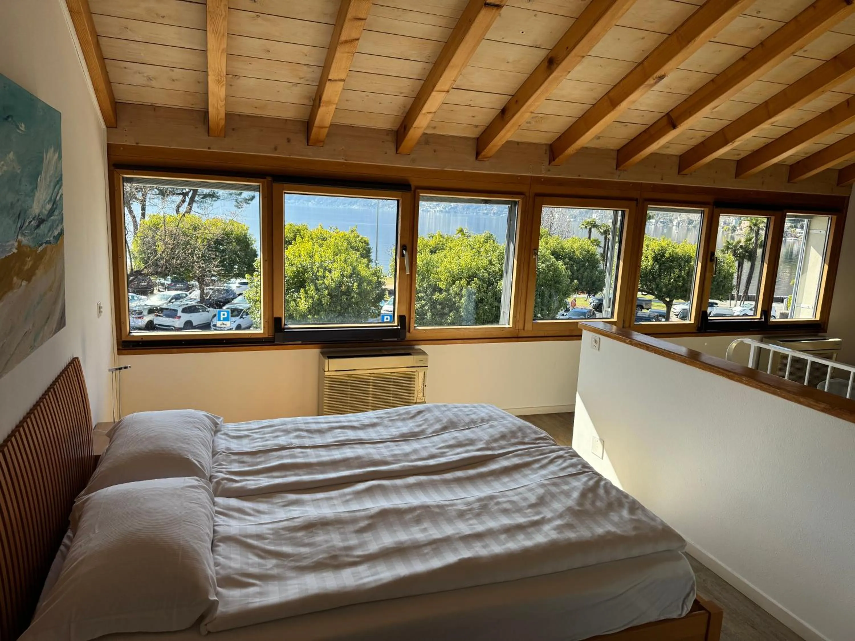 Bedroom, Bed in Osteria Ascona