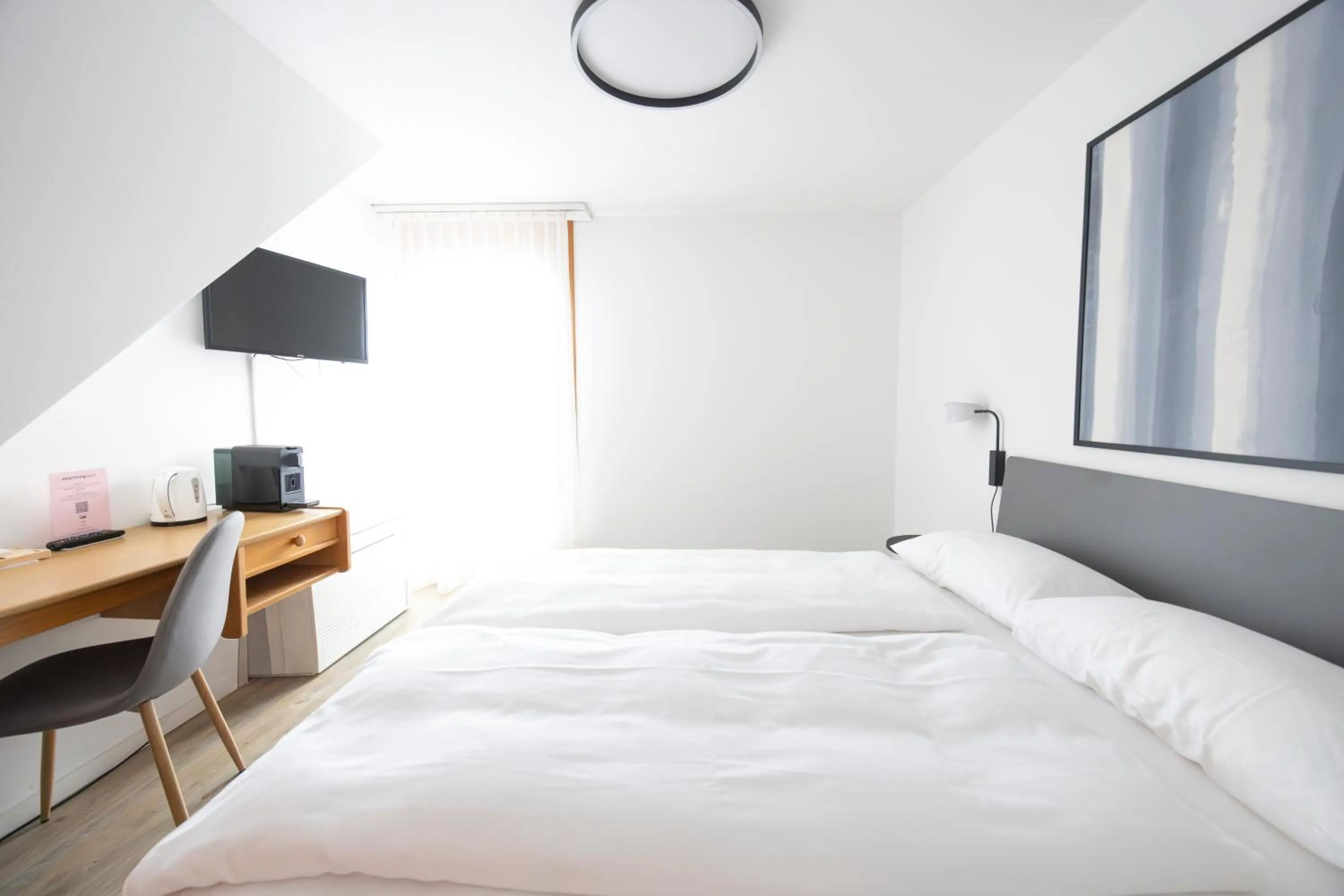 Bedroom, Bed in Osteria Ascona