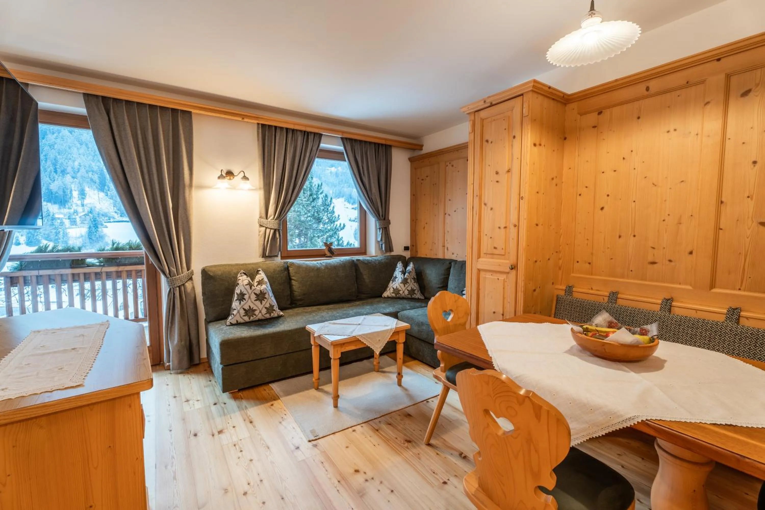 Living room in Residence Cesa Ladina