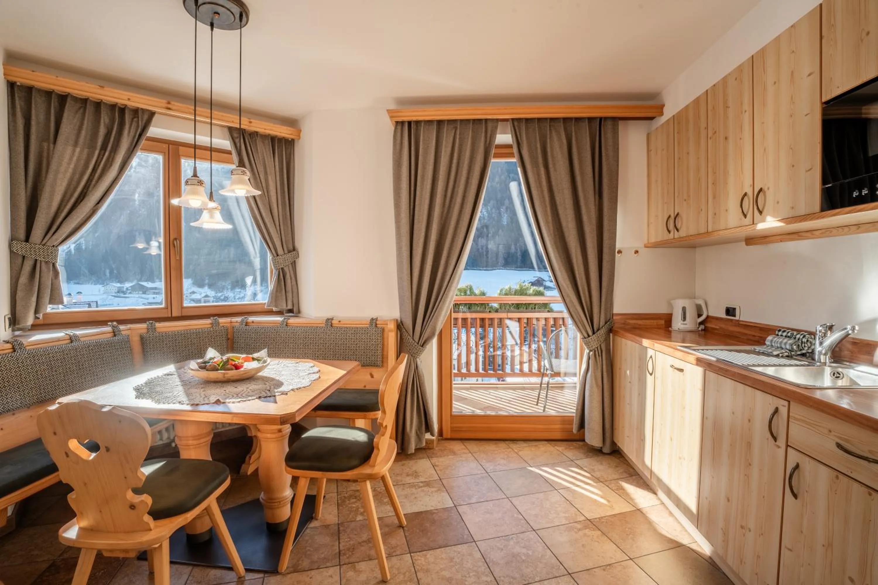 Balcony/Terrace in Residence Cesa Ladina