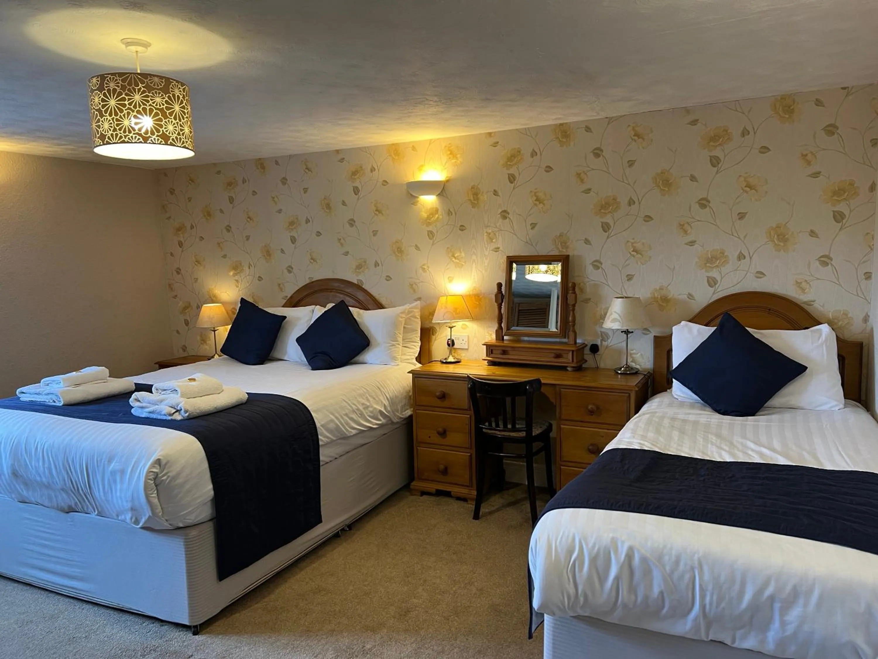 Bed in The Fat Lamb Country Inn and Nature Reserve