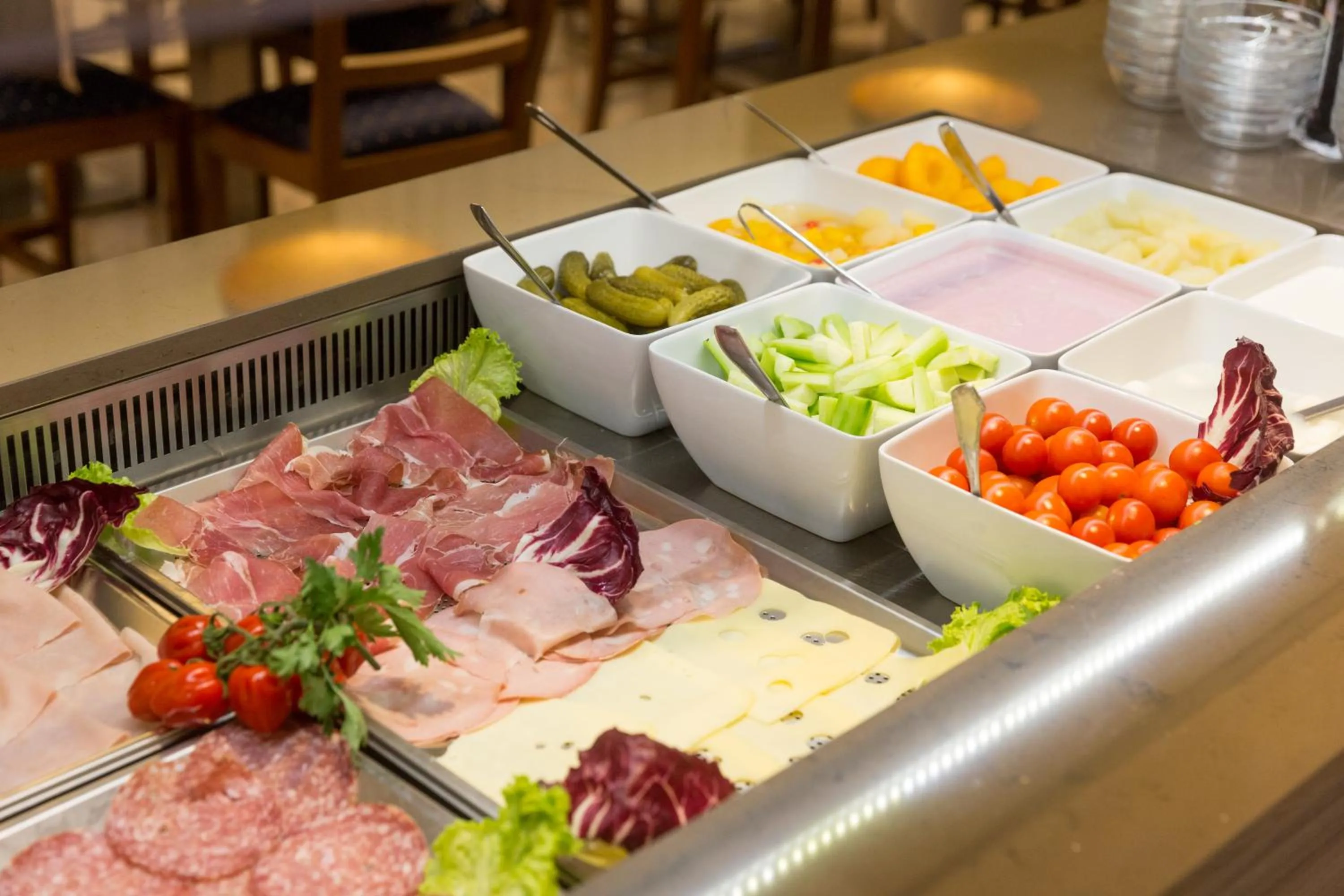 Buffet breakfast in Hotel Pace