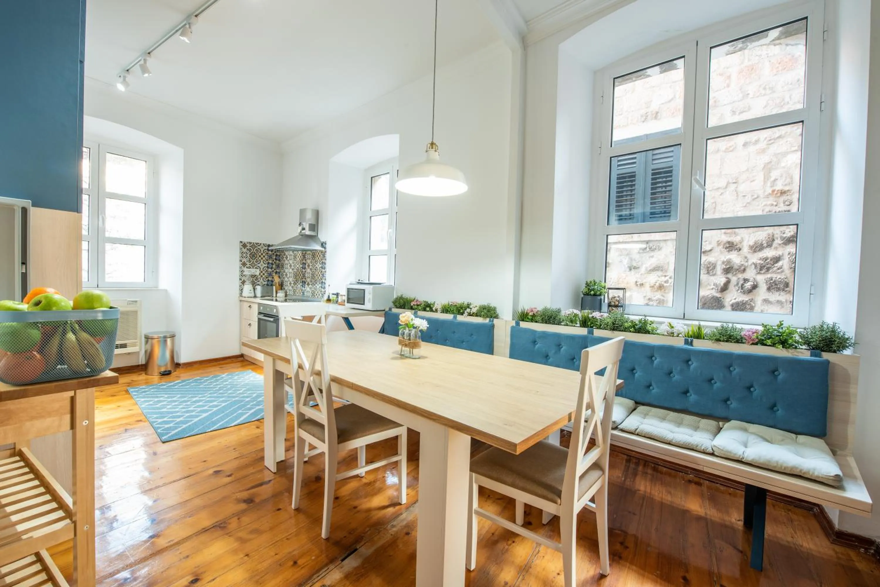 Dining area in Kotor Nest