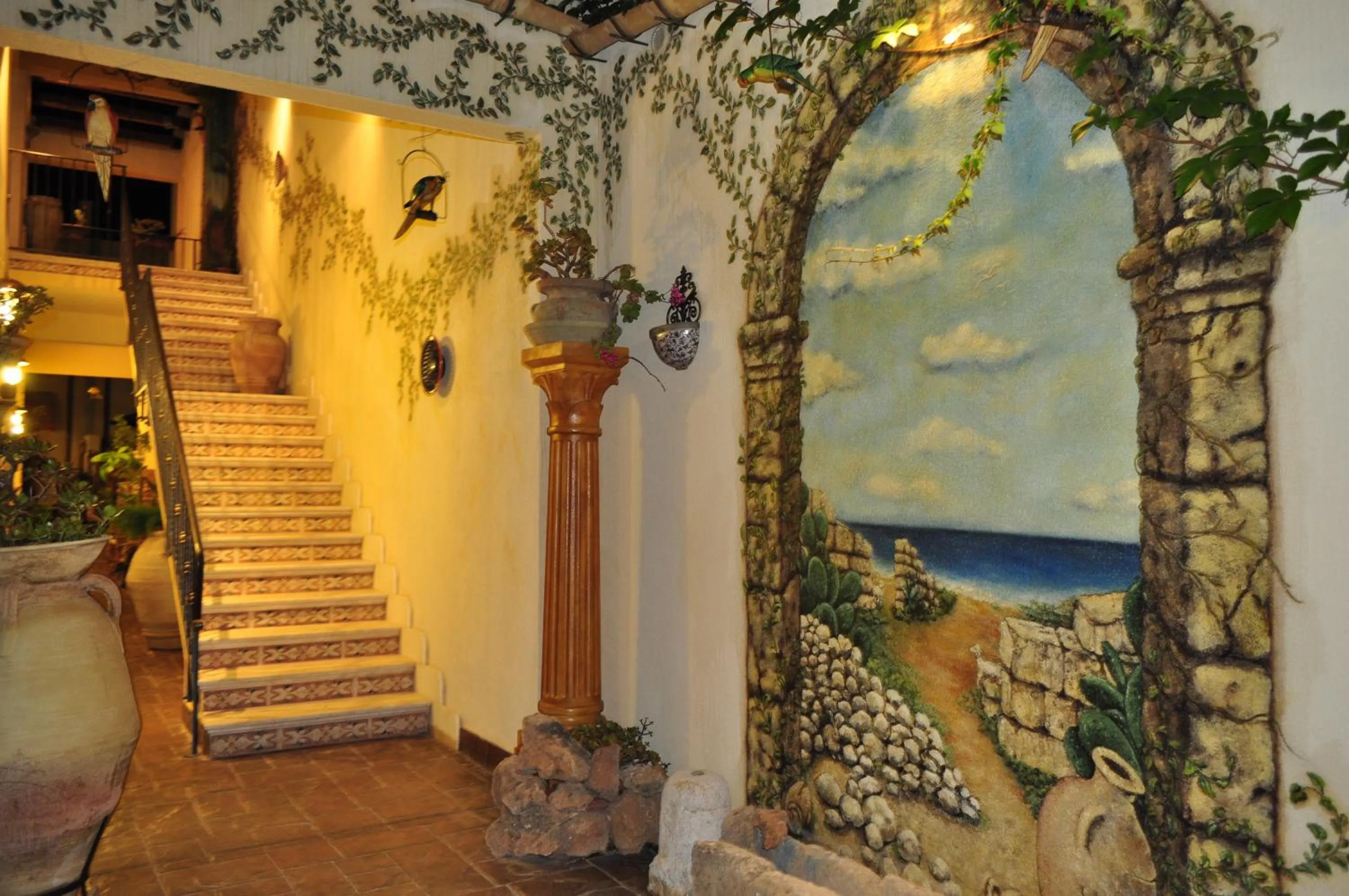 Patio in Krimar Hotel