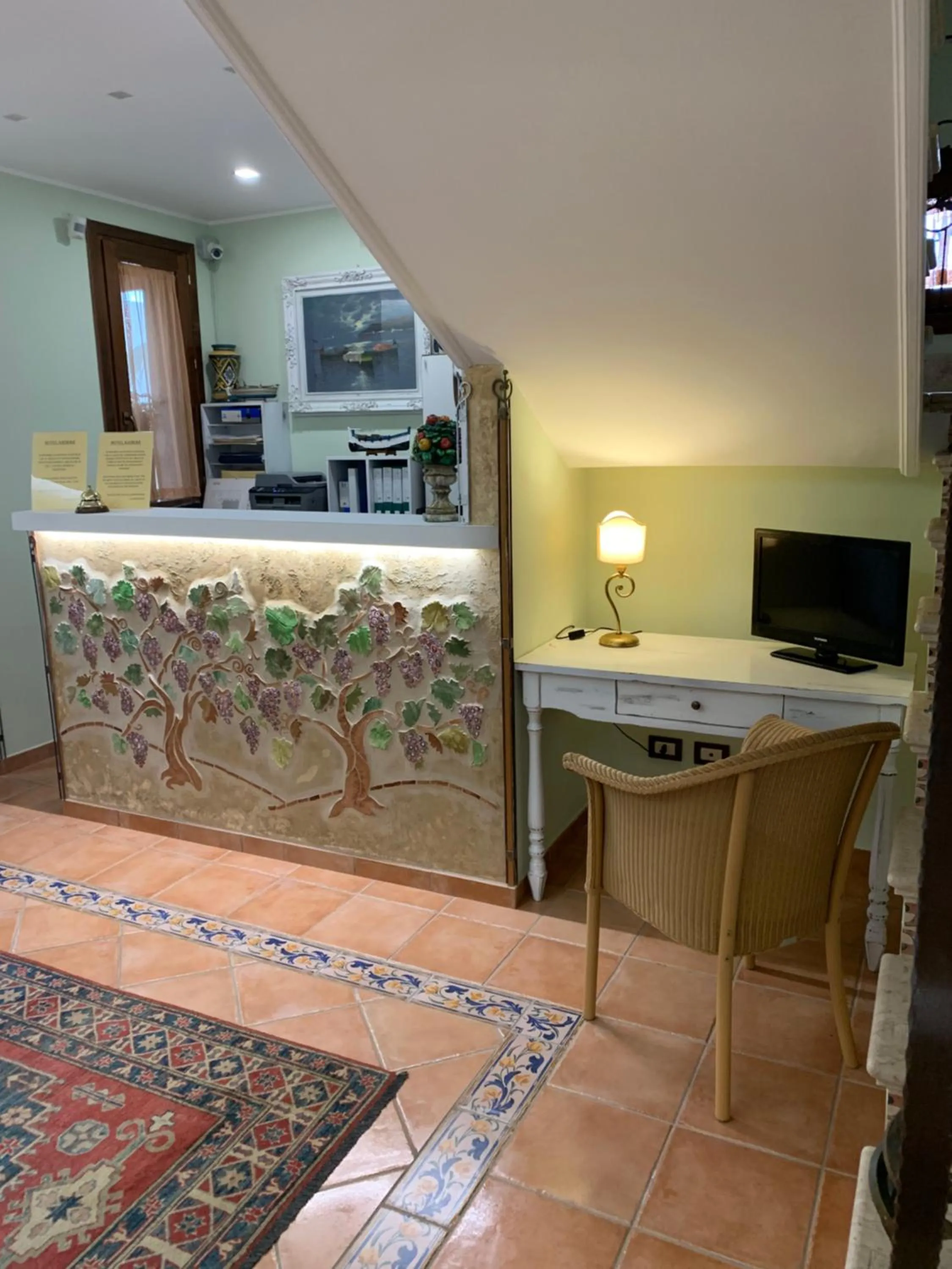 Lobby or reception in Krimar Hotel