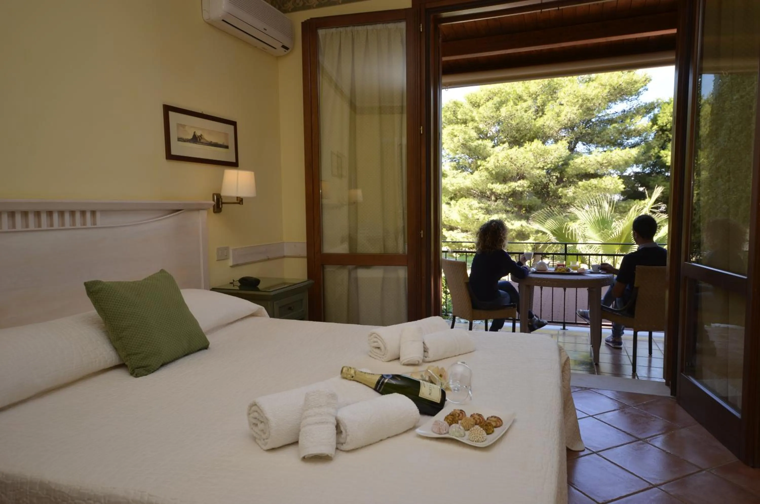 People, Bed in Krimar Hotel