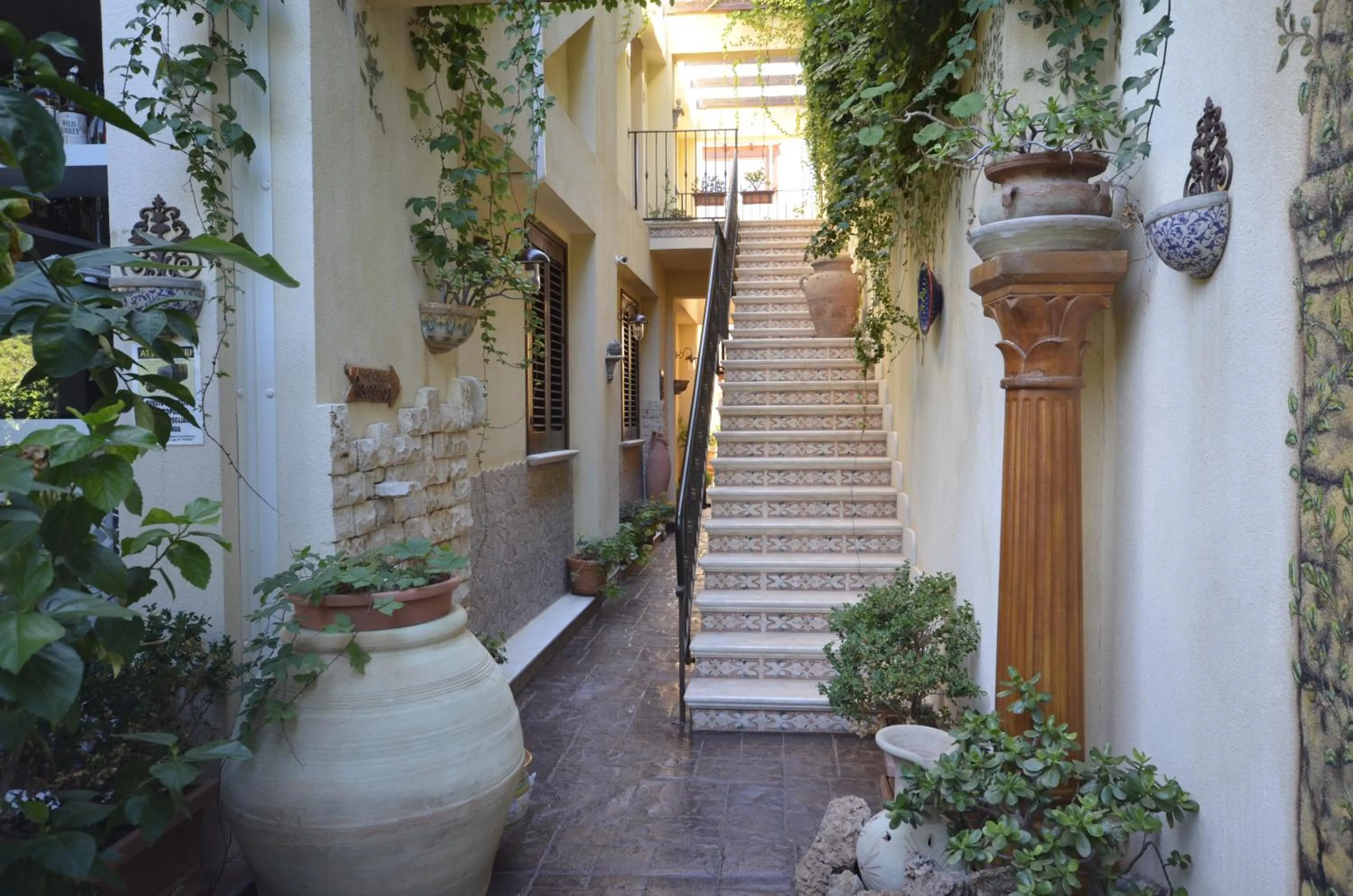 Patio in Krimar Hotel