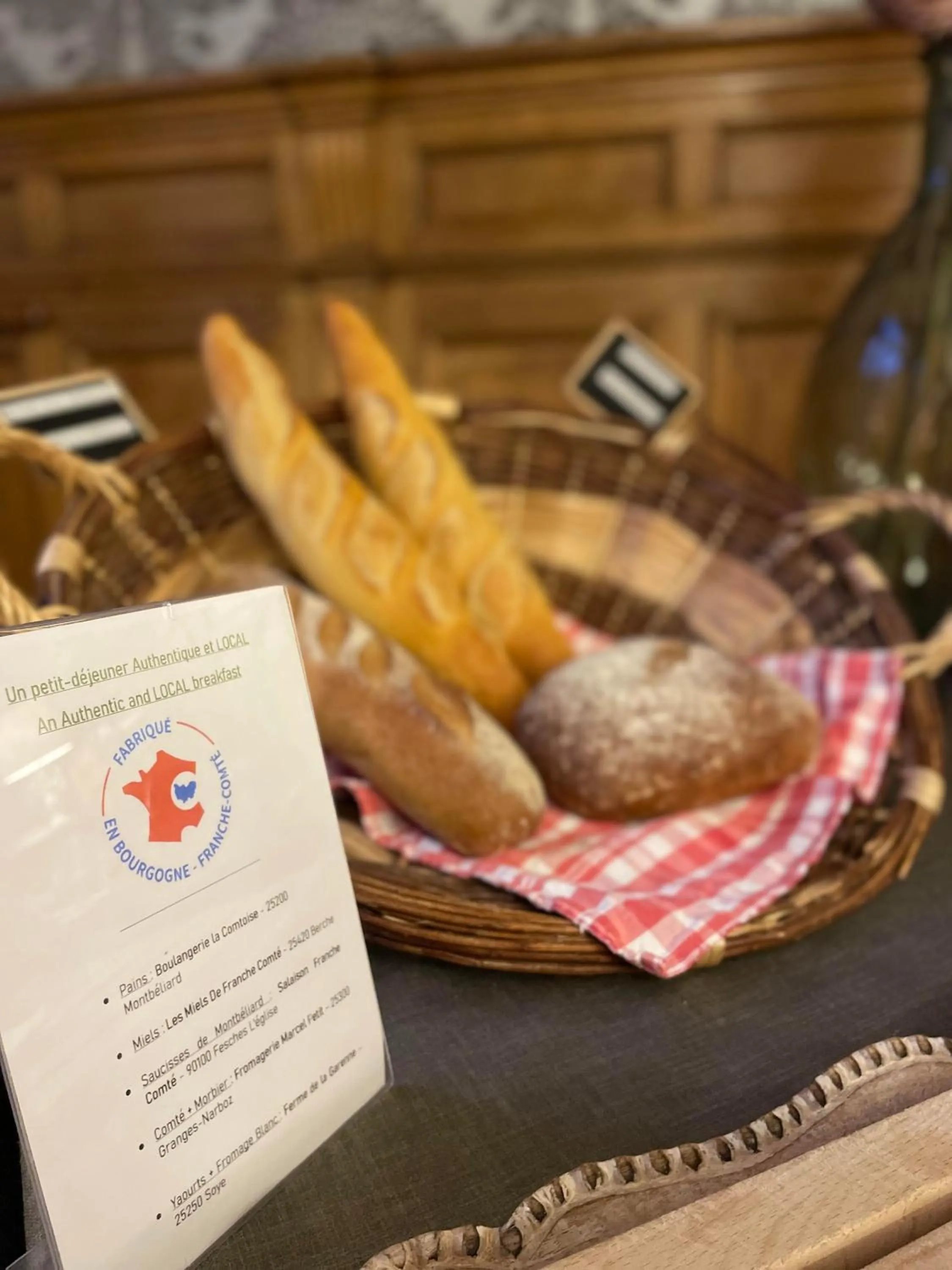 Buffet breakfast in The Originals Boutique, Hôtel de la Balance, Montbéliard